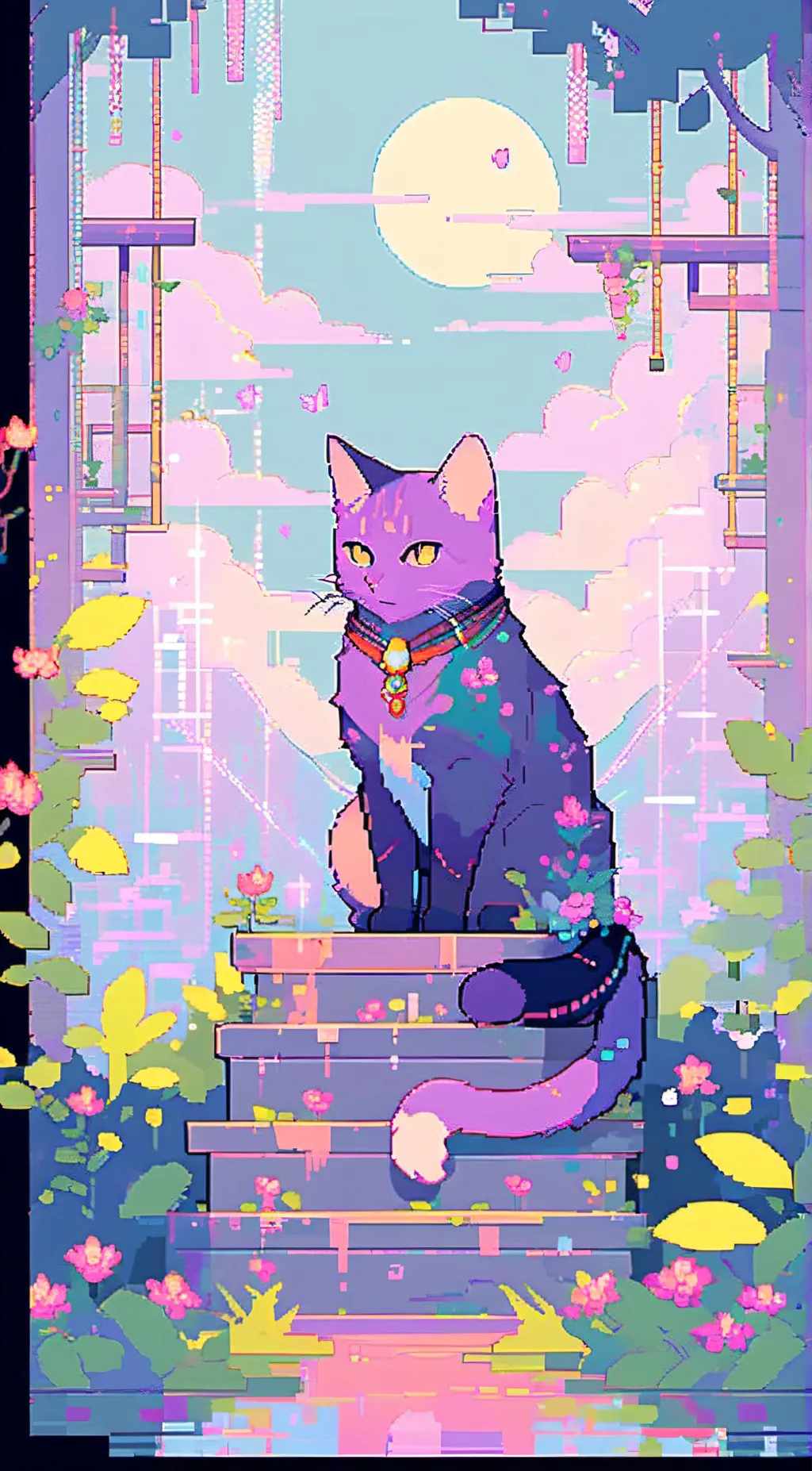 ai character: cat nap  background