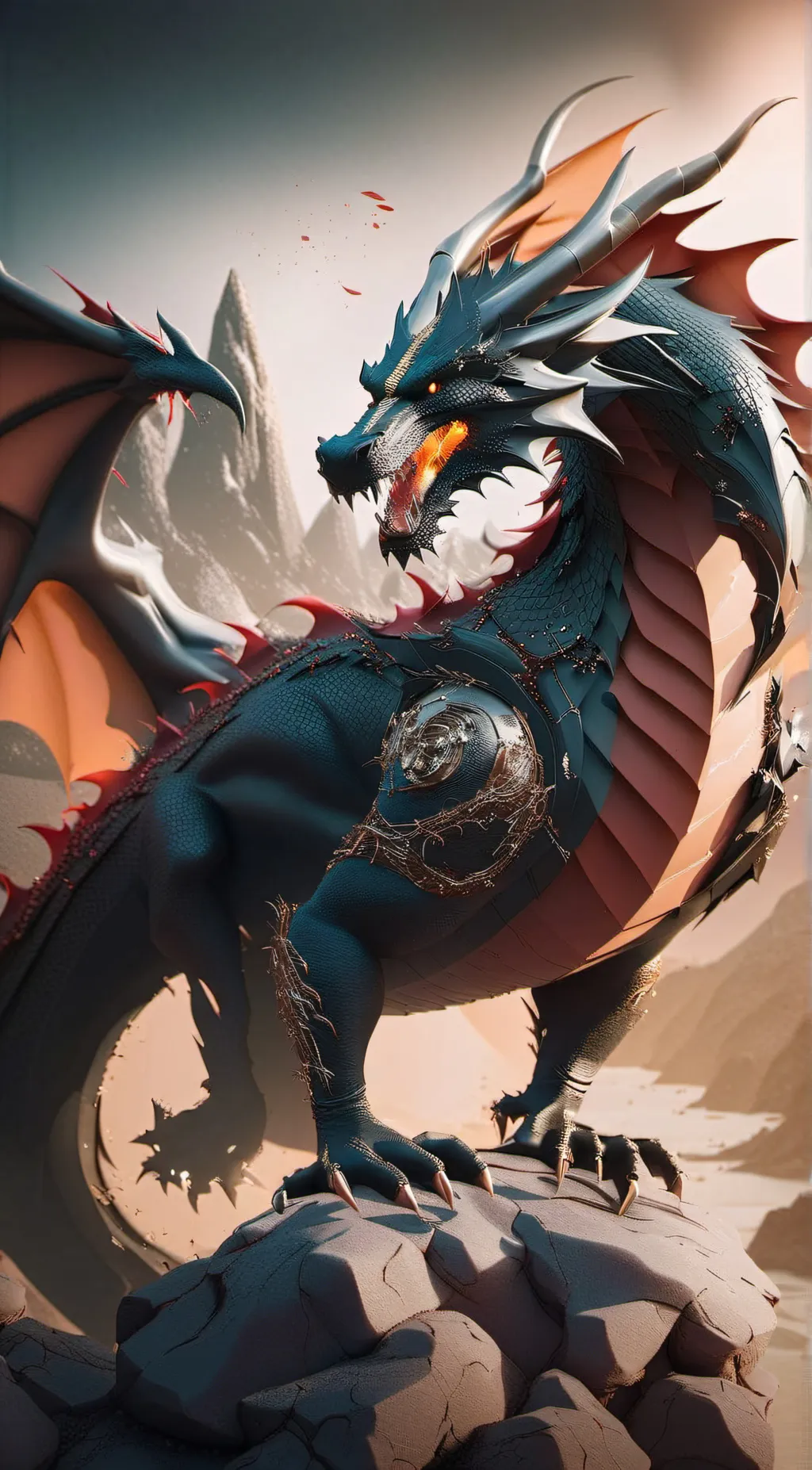 ai character: shadow  background