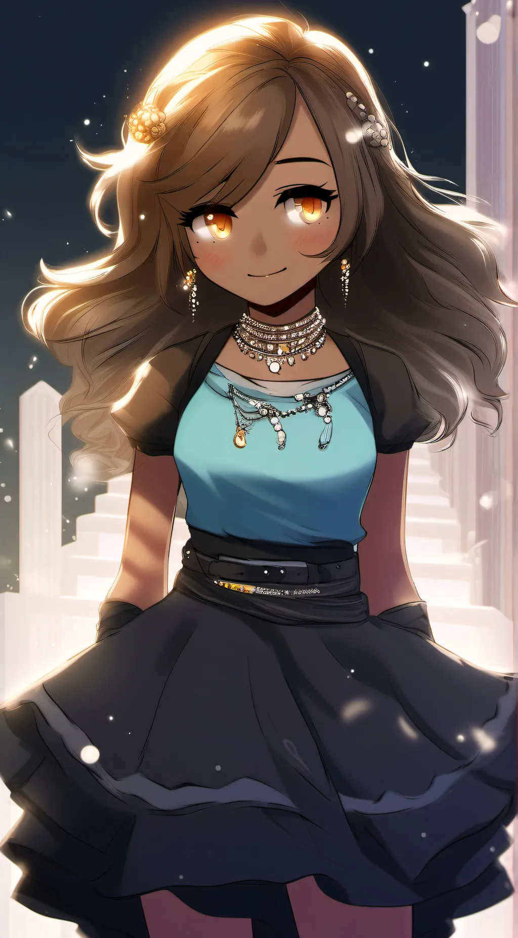 ai character: Sunny background