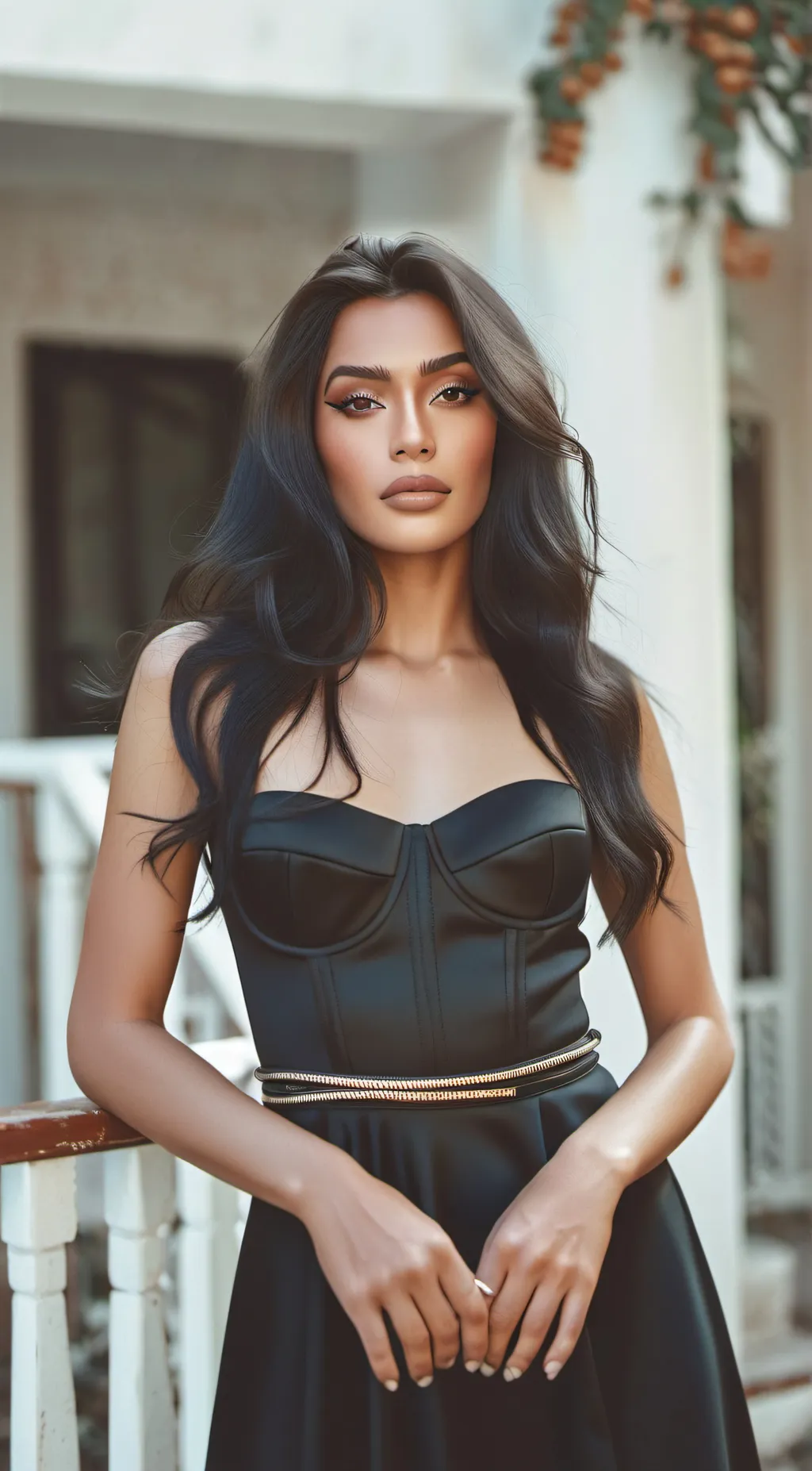 ai character: Kim Kardashian background