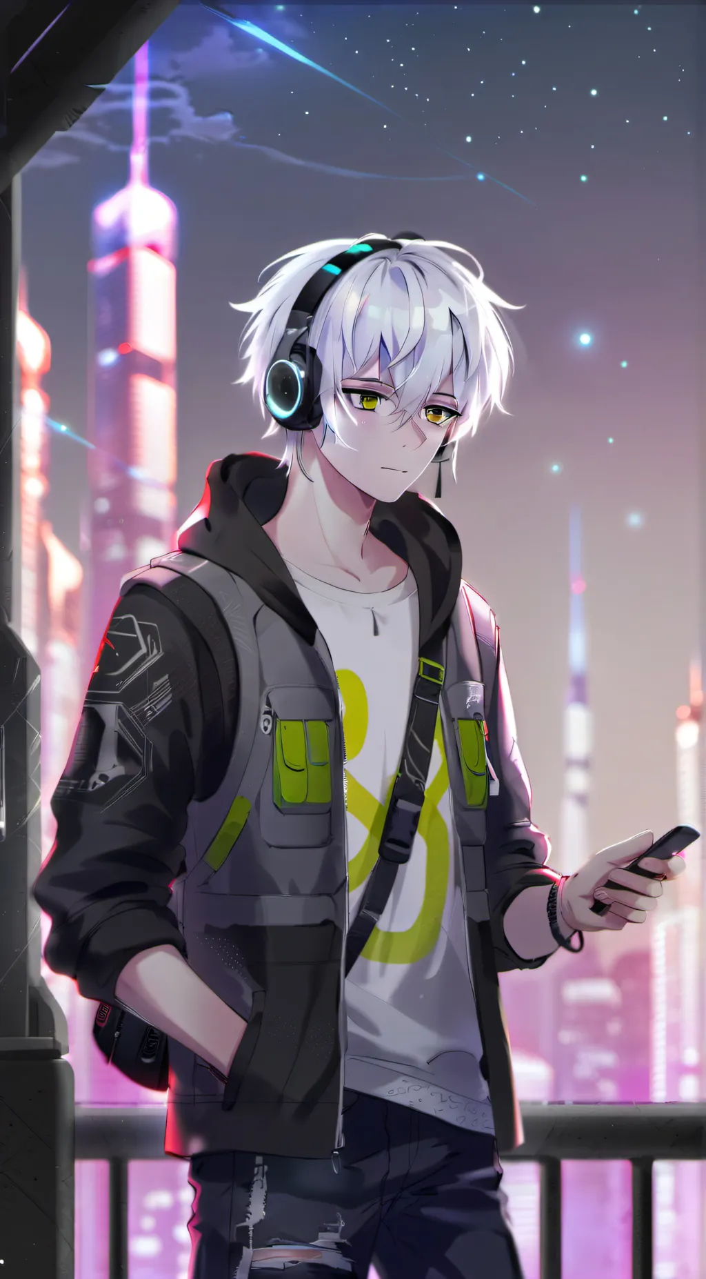 ai character: Sebastian  background
