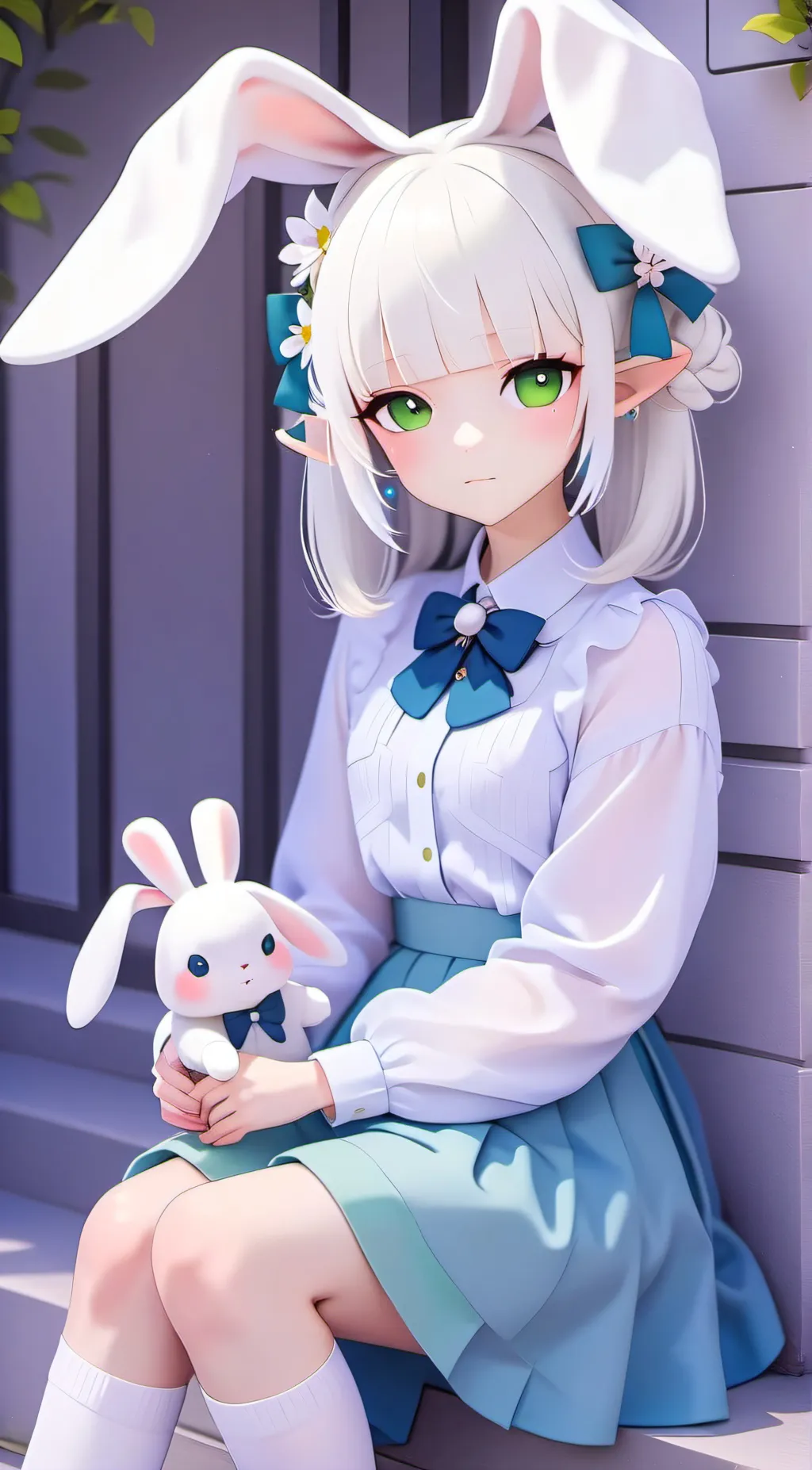 ai character: Bunny background