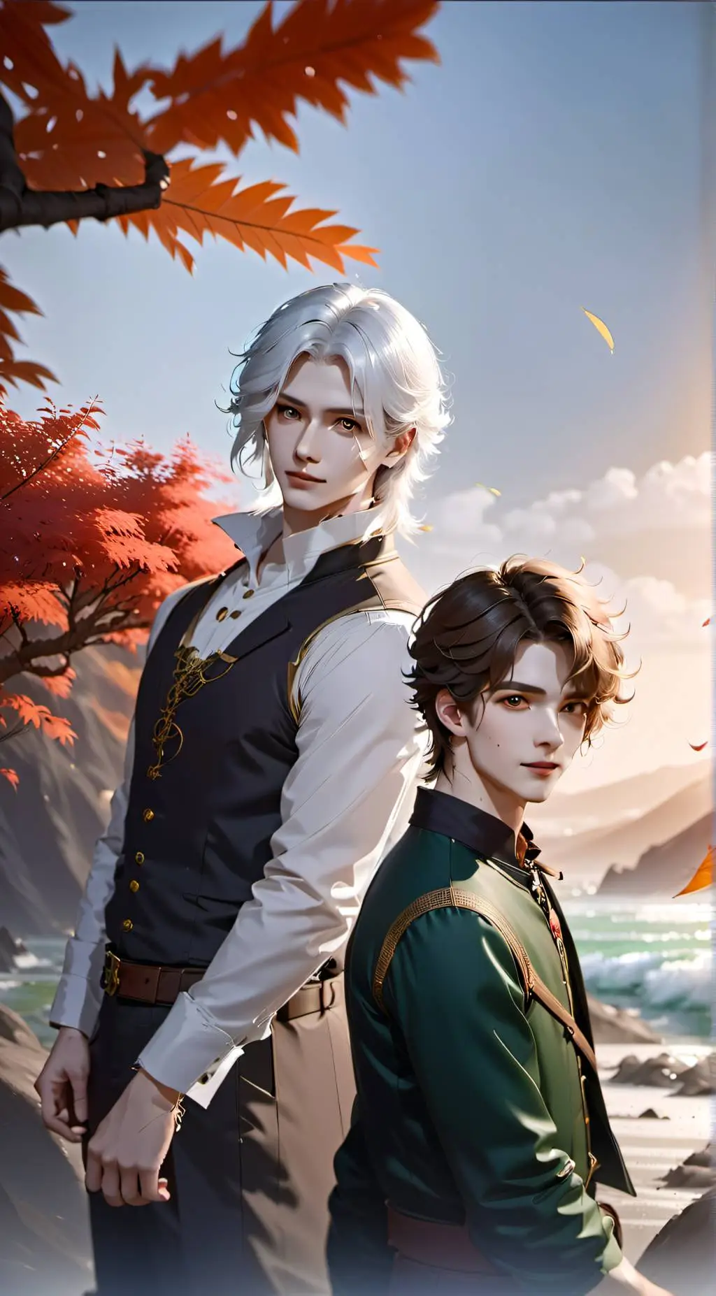 ai character: Mathew and Adam  background