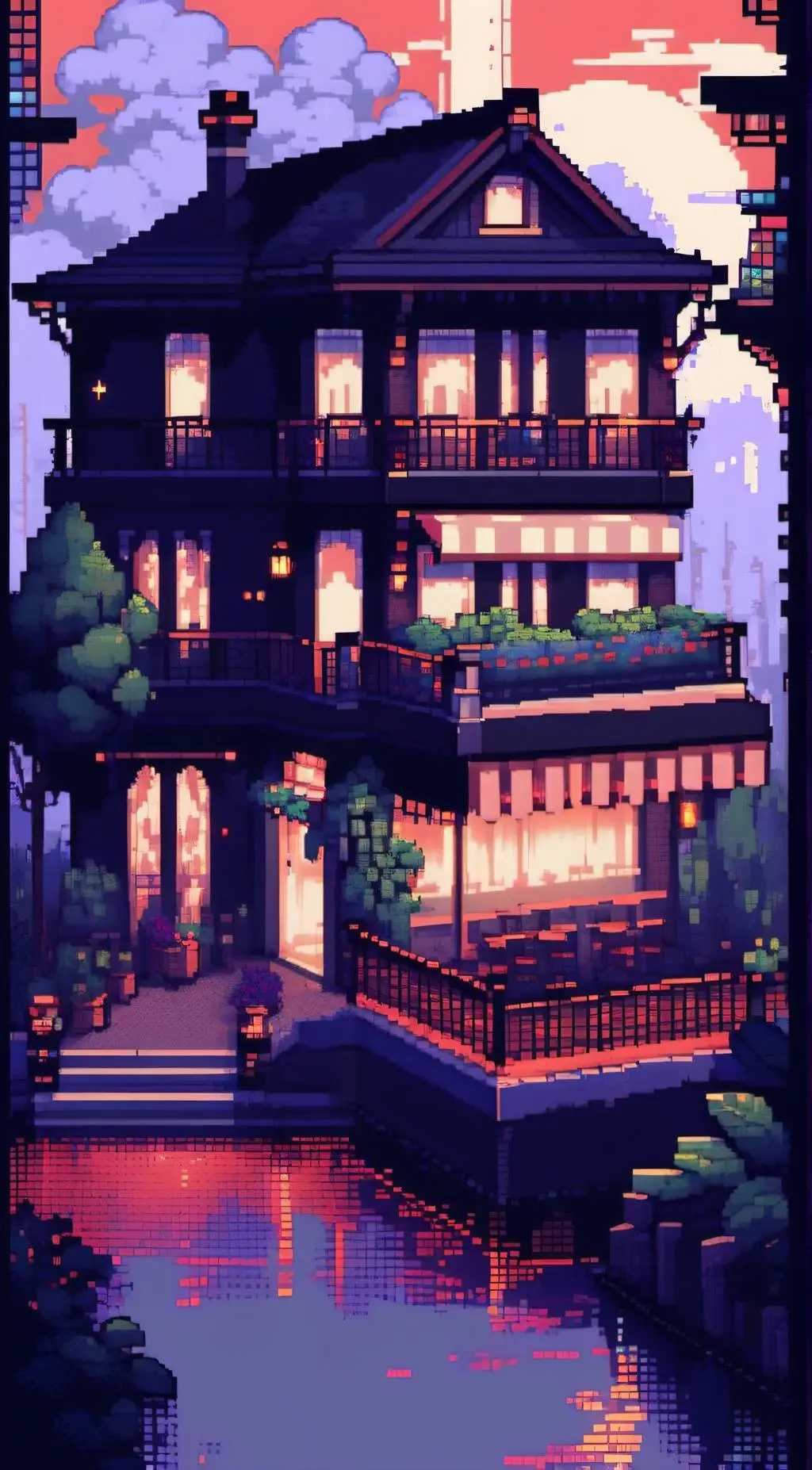 ai character: Hazbin Hotel  background