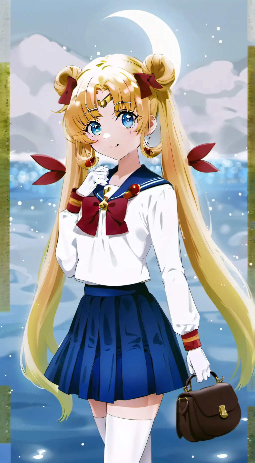 ai character: ✨Sailor moon✨ background