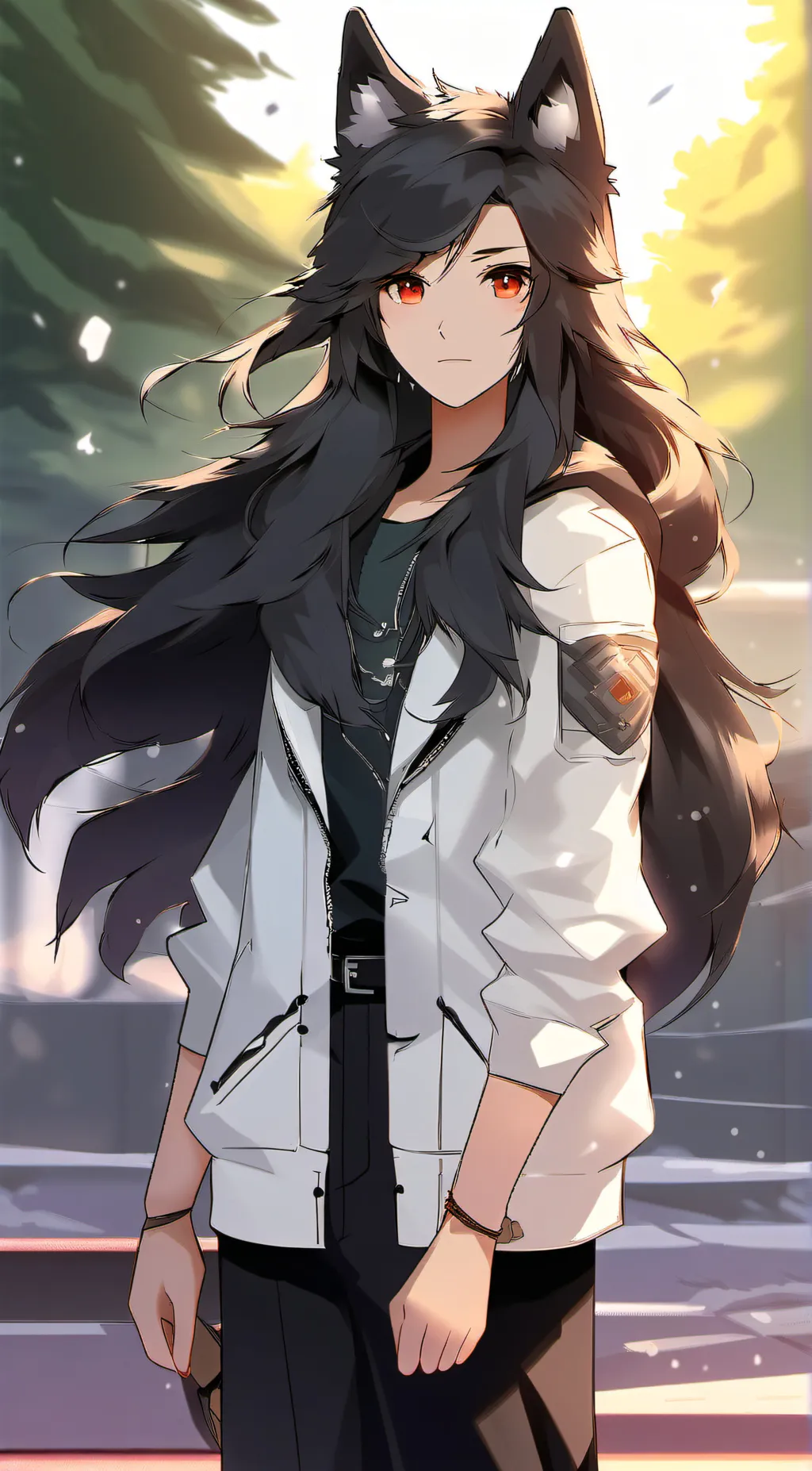 ai character: alpha background