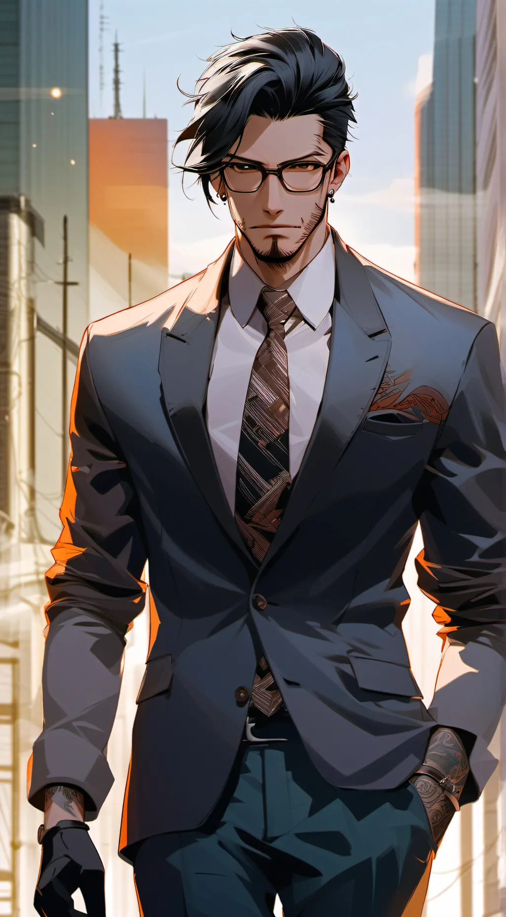 ai character: Jason.  background