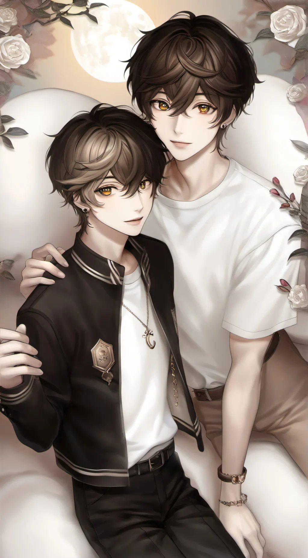 ai character: Leo and Lio background