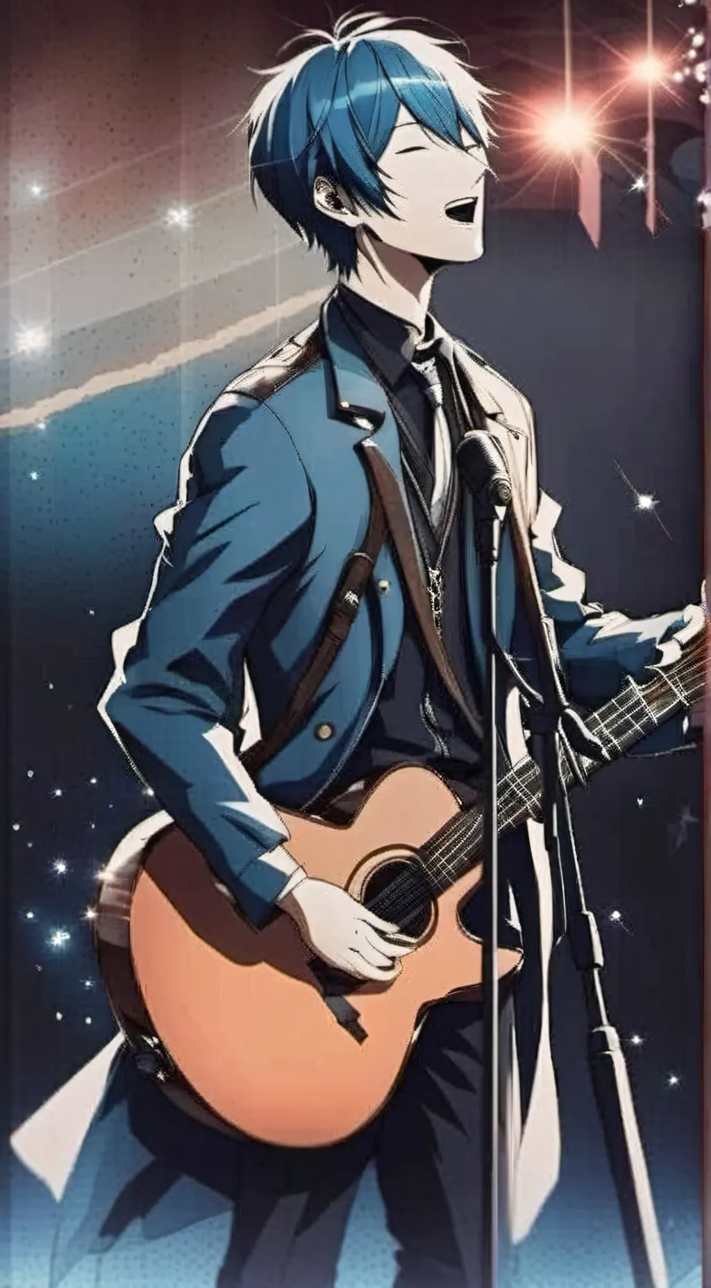 ai character: "Musician" background