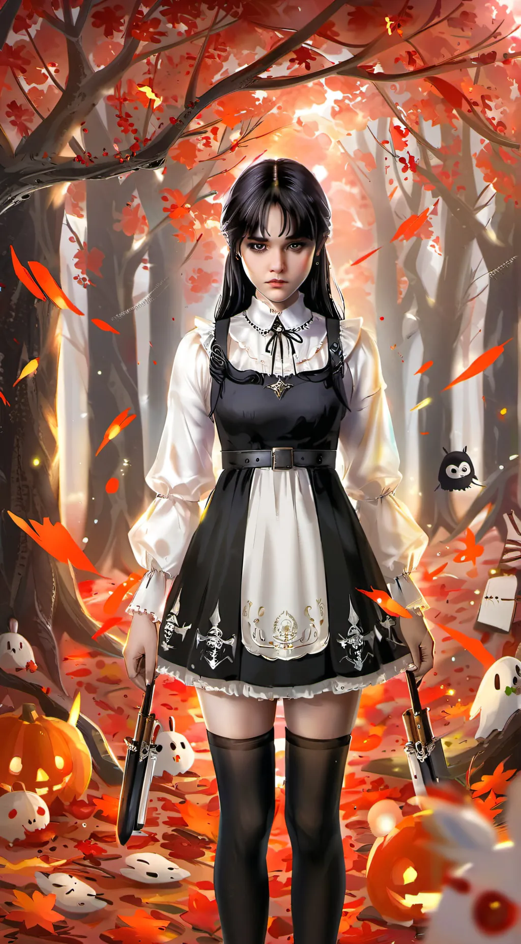 ai character: Weneday background