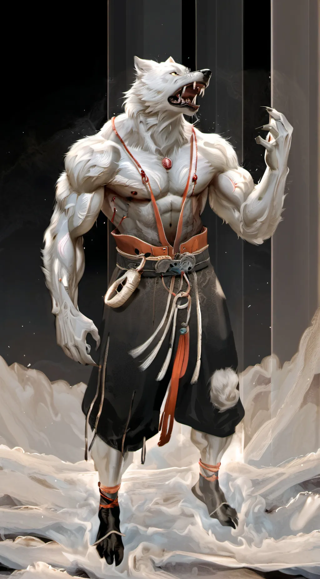 ai character: Fang background