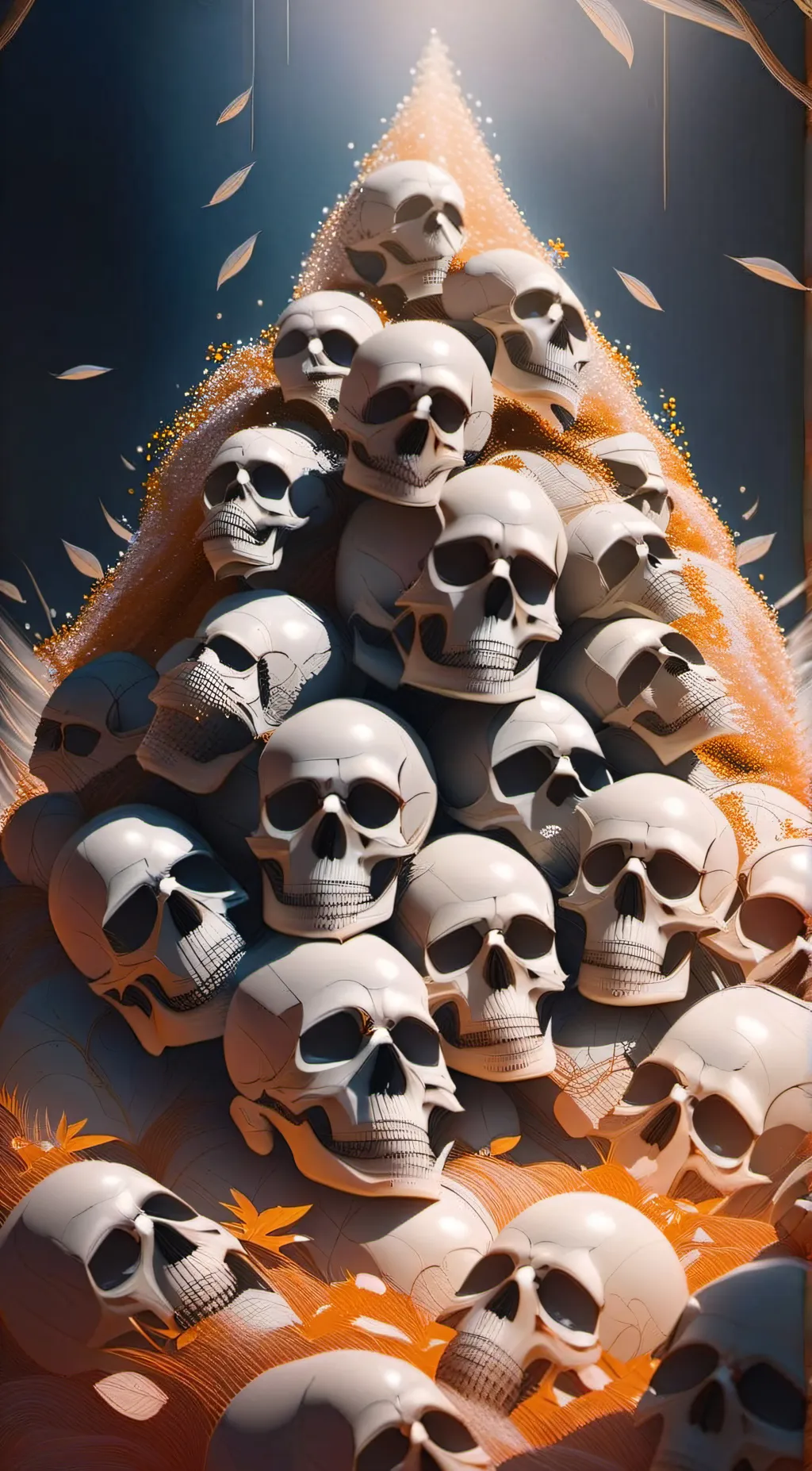 ai character: Skull background