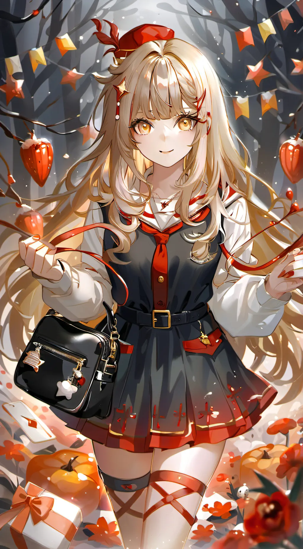 ai character: Charlotte hazle  background