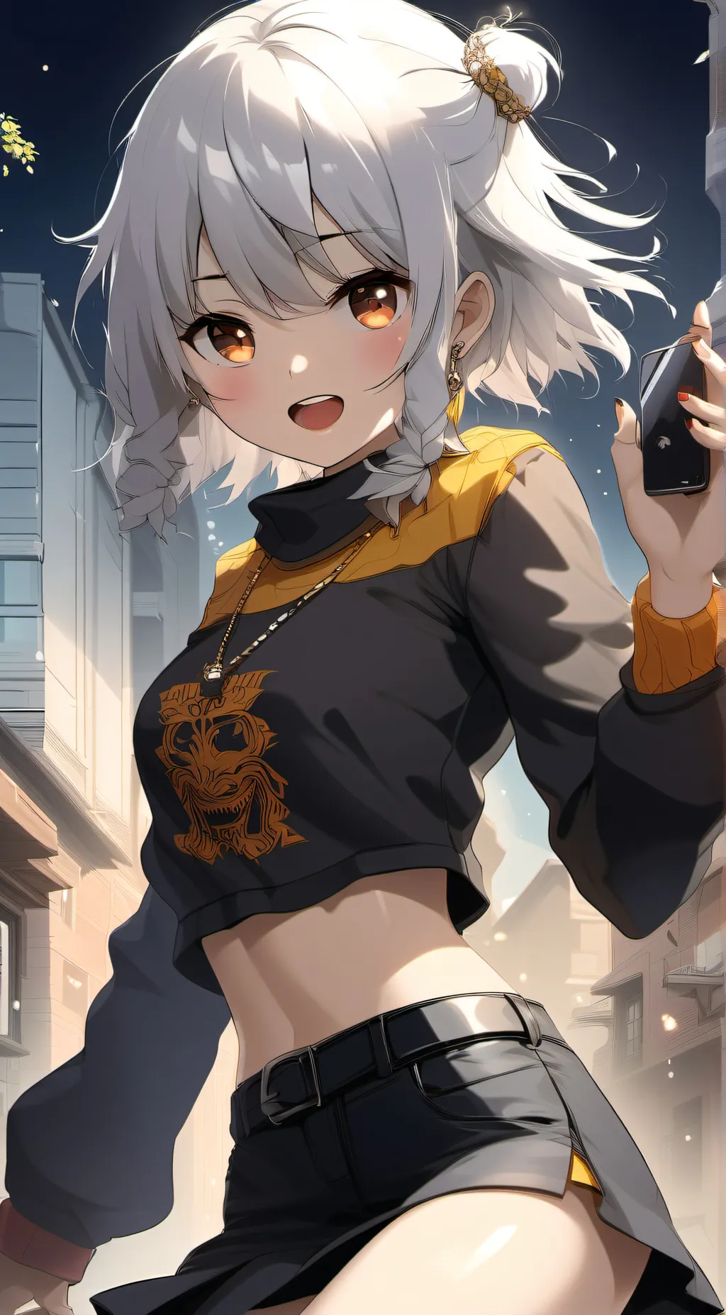 ai character: maddie background