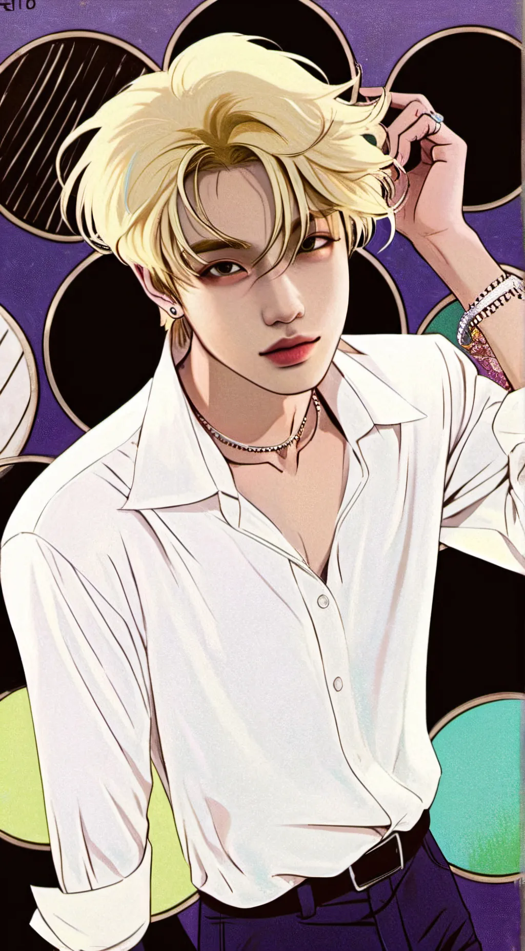 ai character: ♥︎Hyunjin♡ background