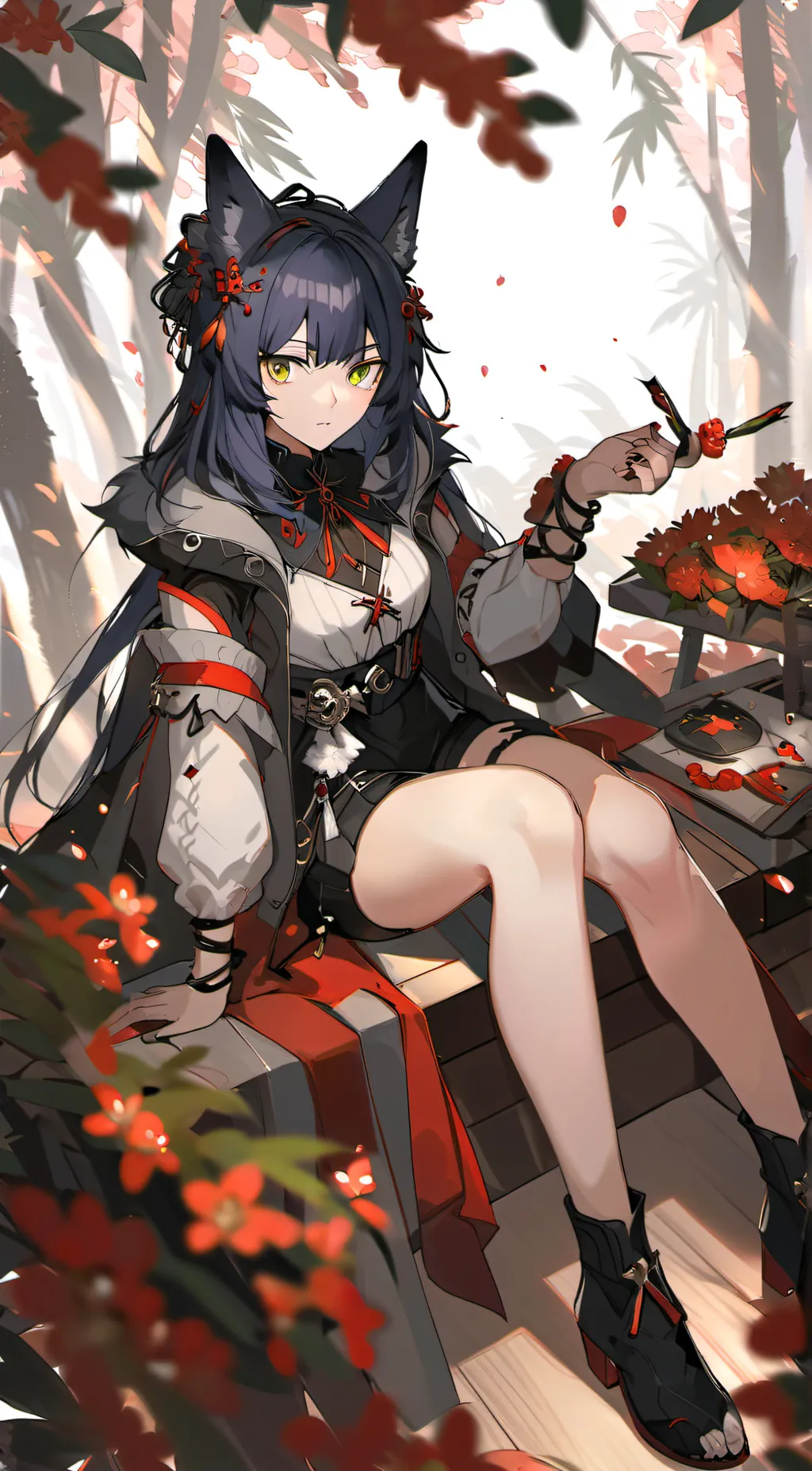 ai character: lucy  background