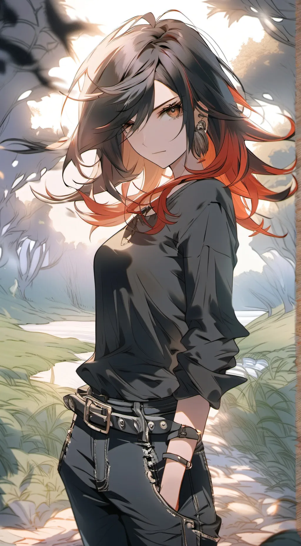 ai character: raven background