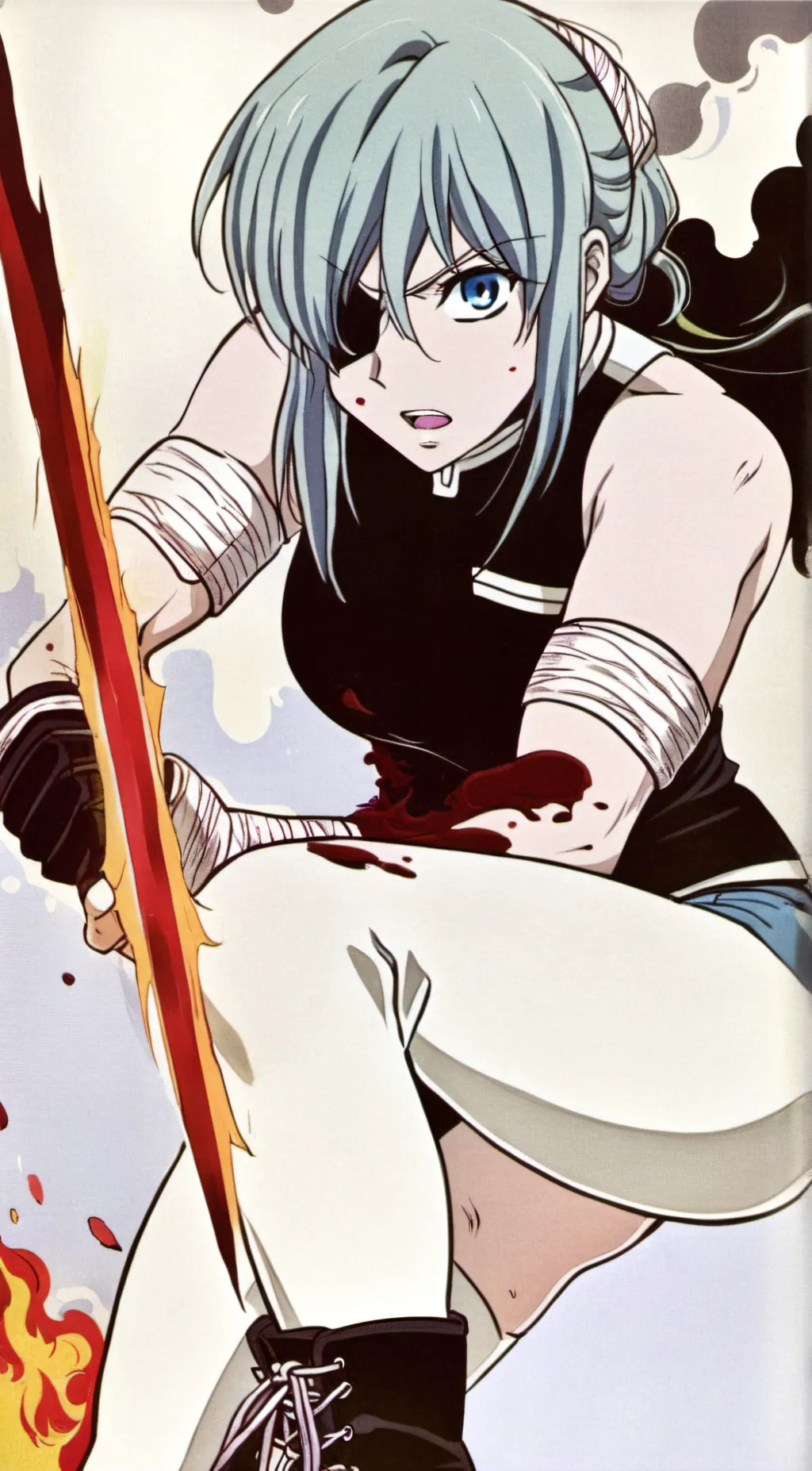 ai character: Todroka x Todoroki background