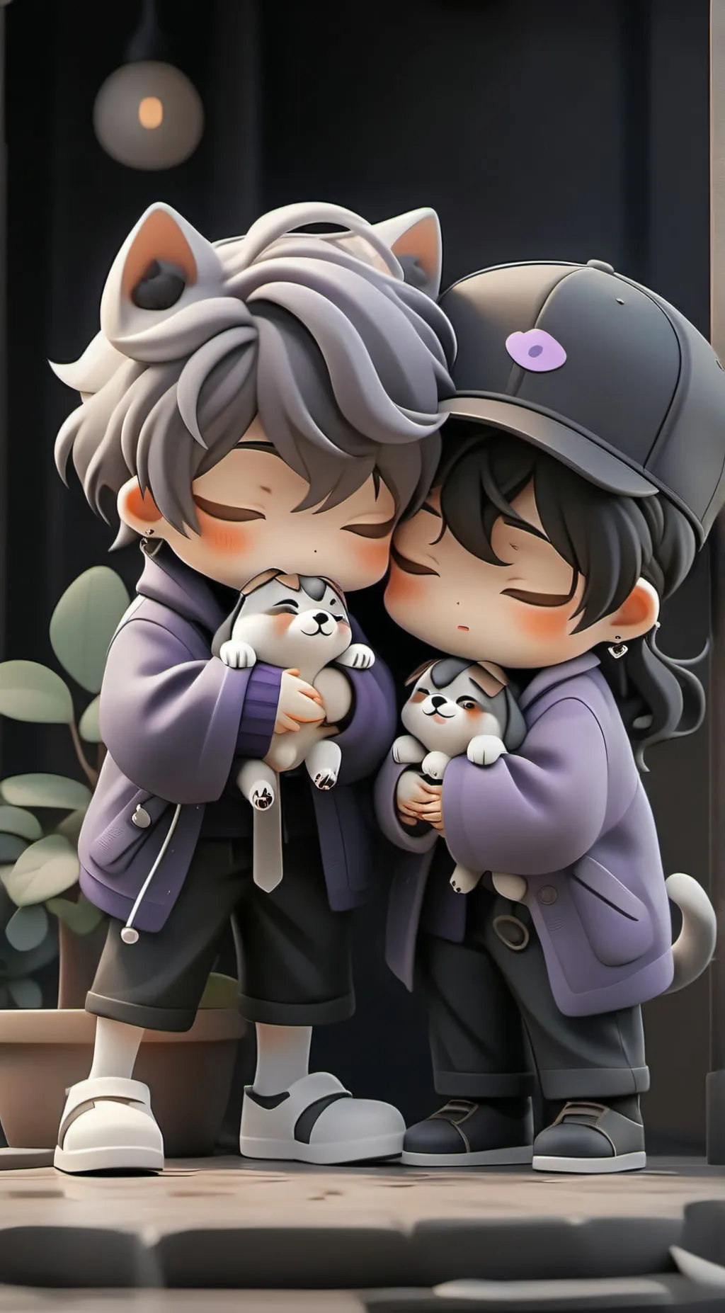 ai character: catnap background
