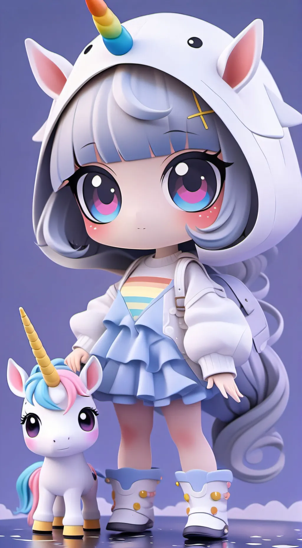 ai character: uni background