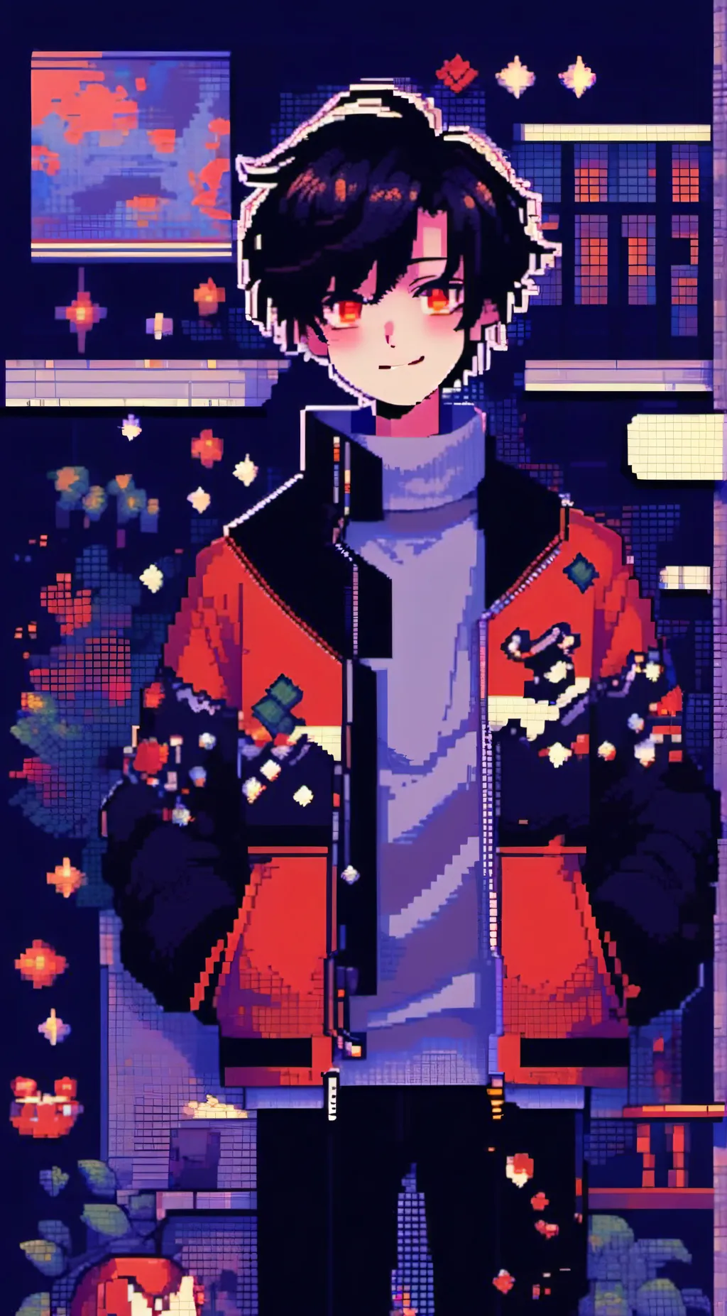 ai character: Red [Engineer] background