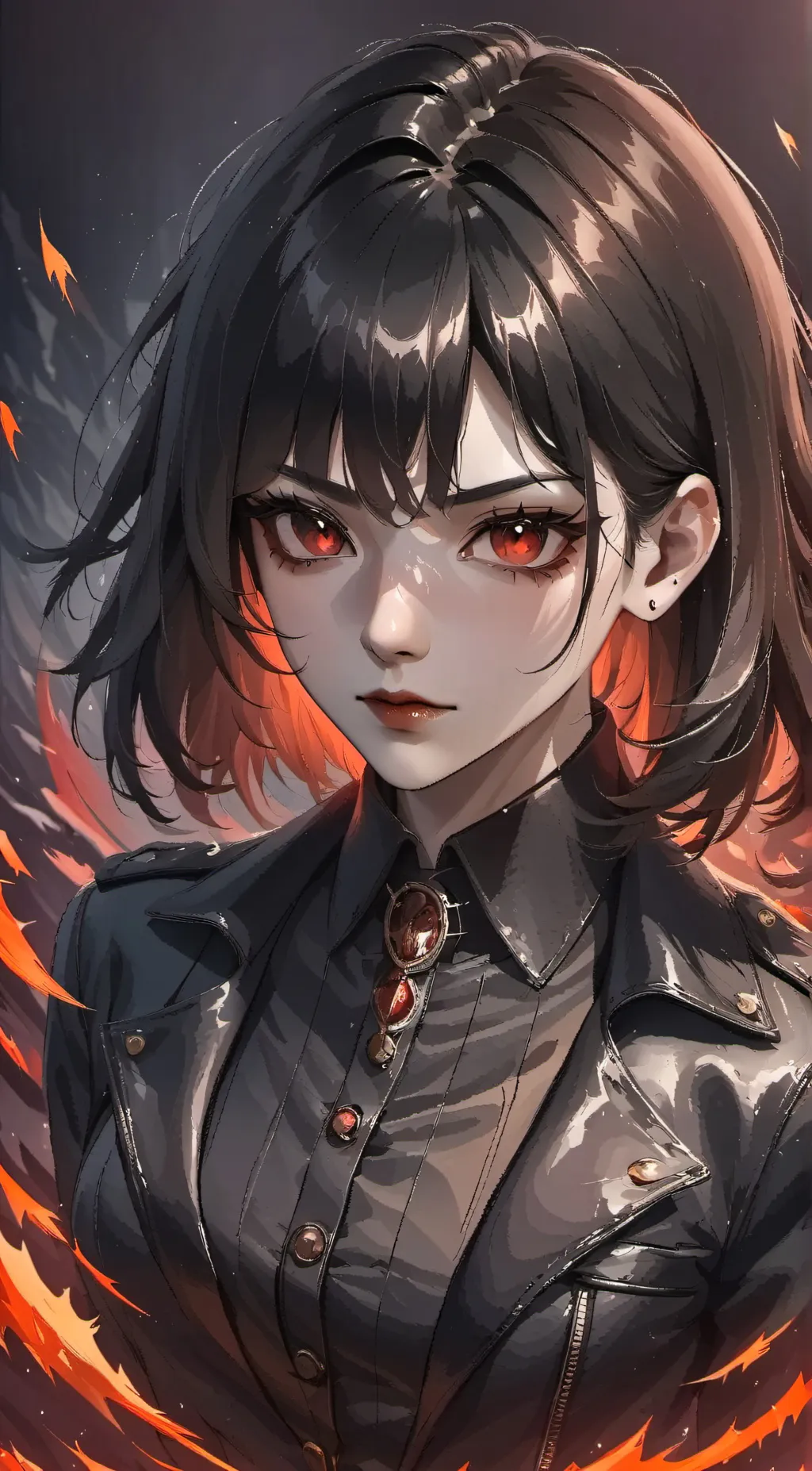 ai character: Velvet background