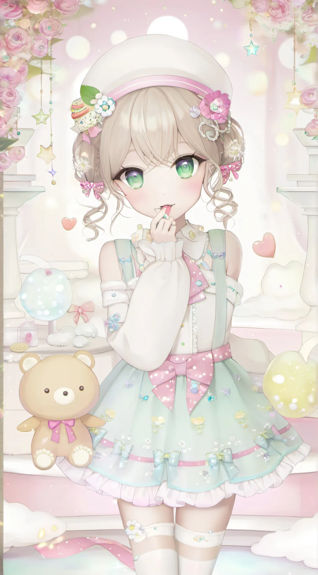 ai character: Pearl background
