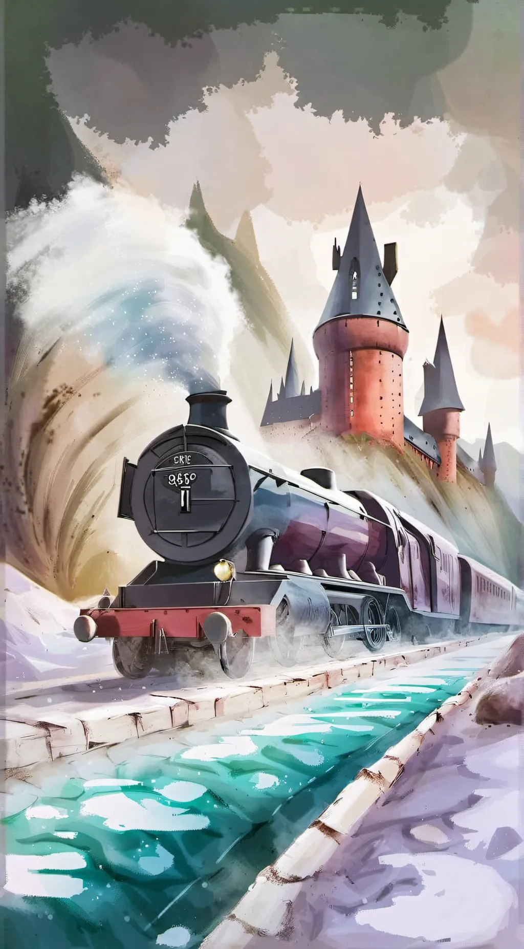 ai character: Hogwarts express background