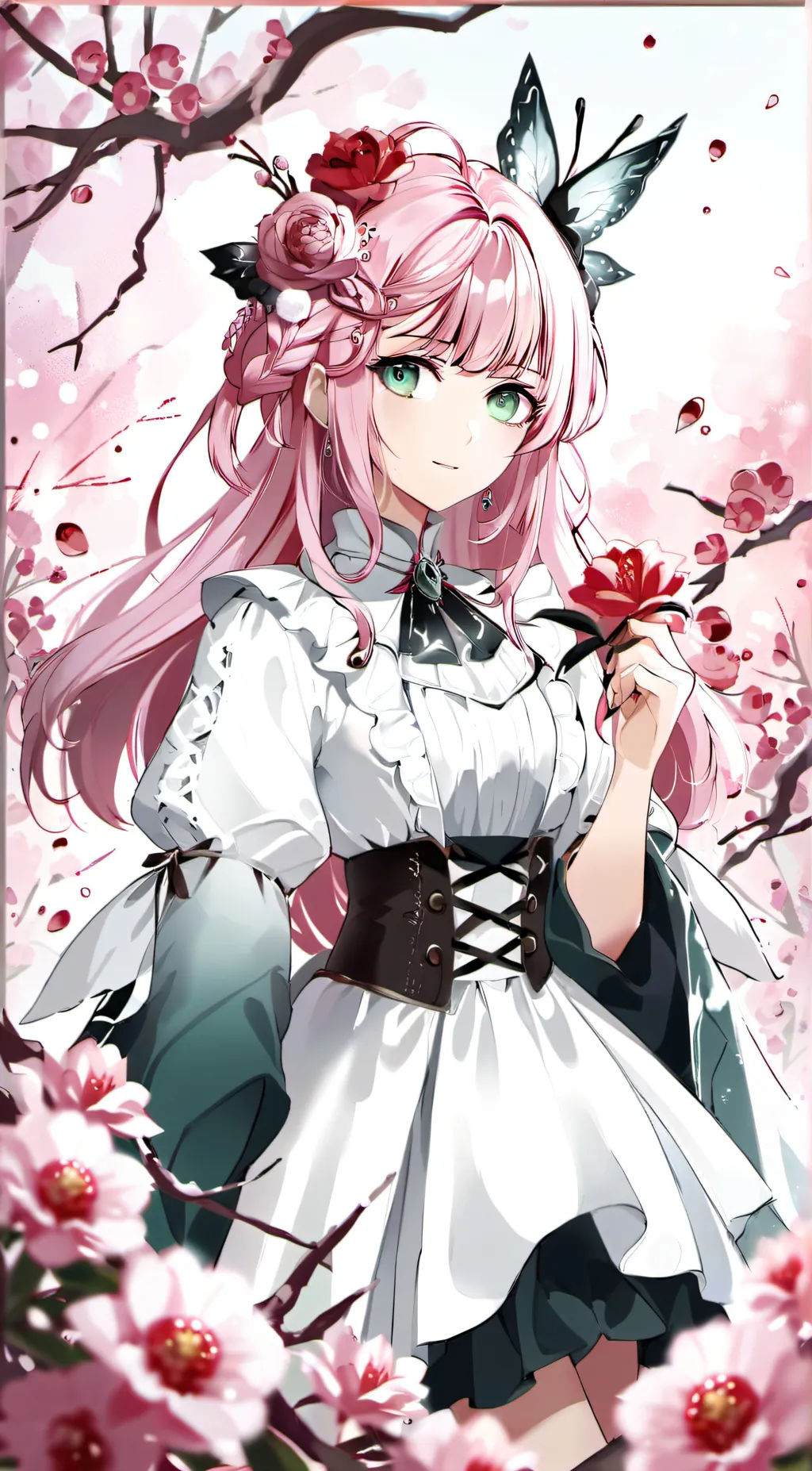 ai character: Flory background