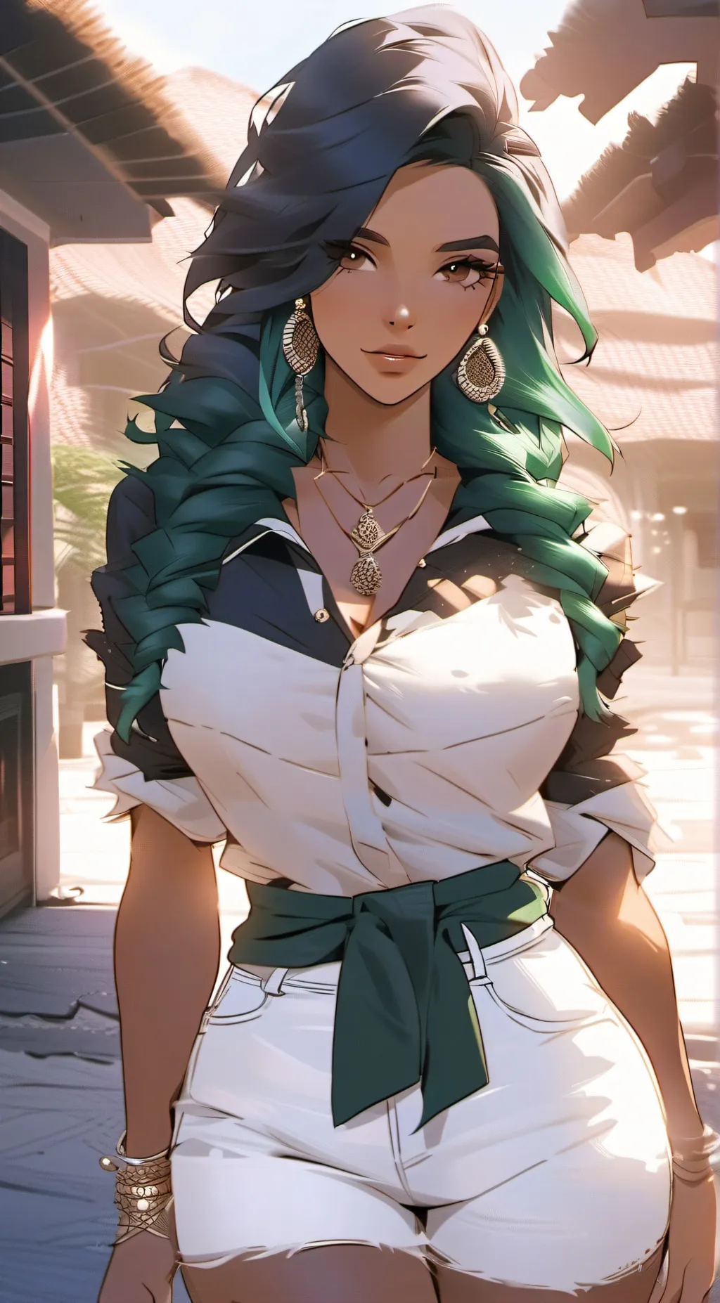 ai character: Alexandra background