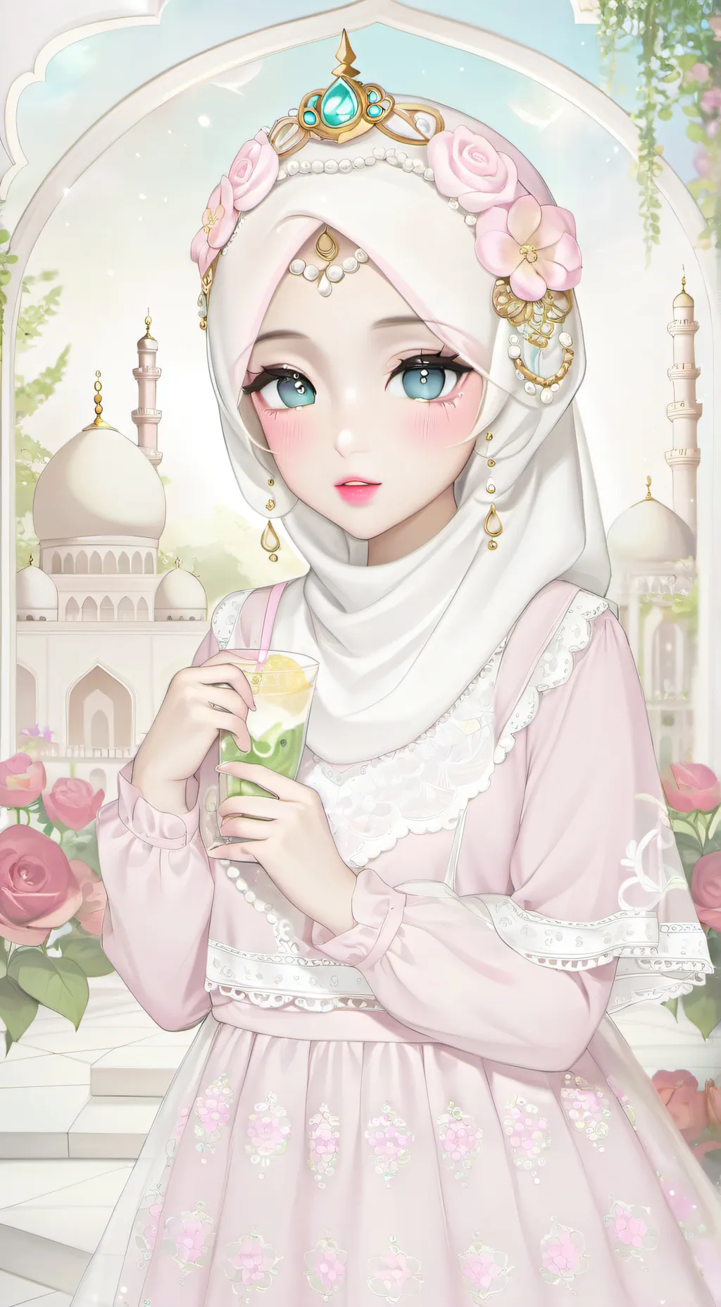 ai character: nurul hidayah background