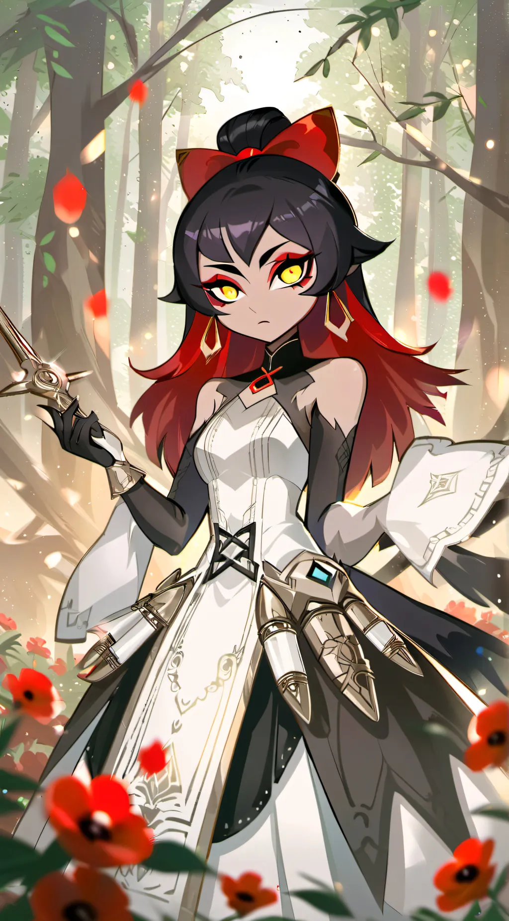 ai character: Velvet  background