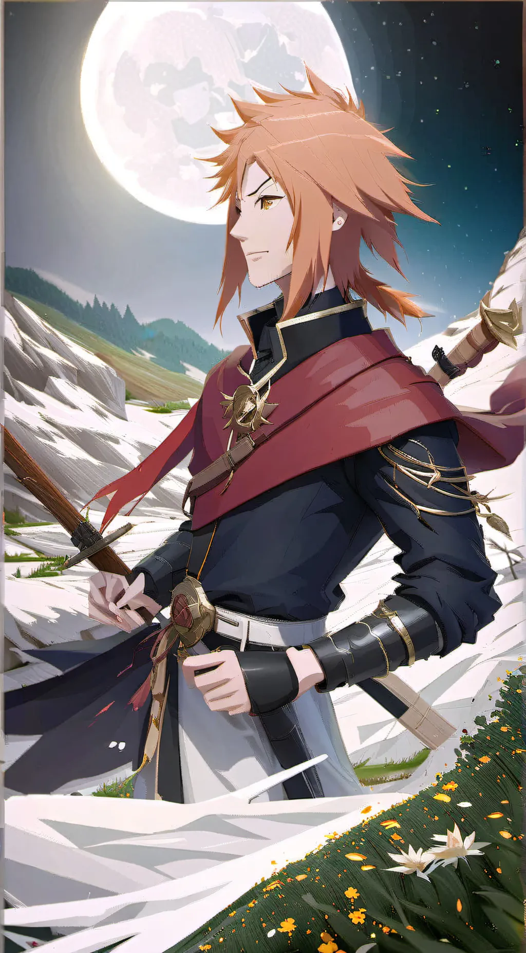 ai character: Minato x kushina background