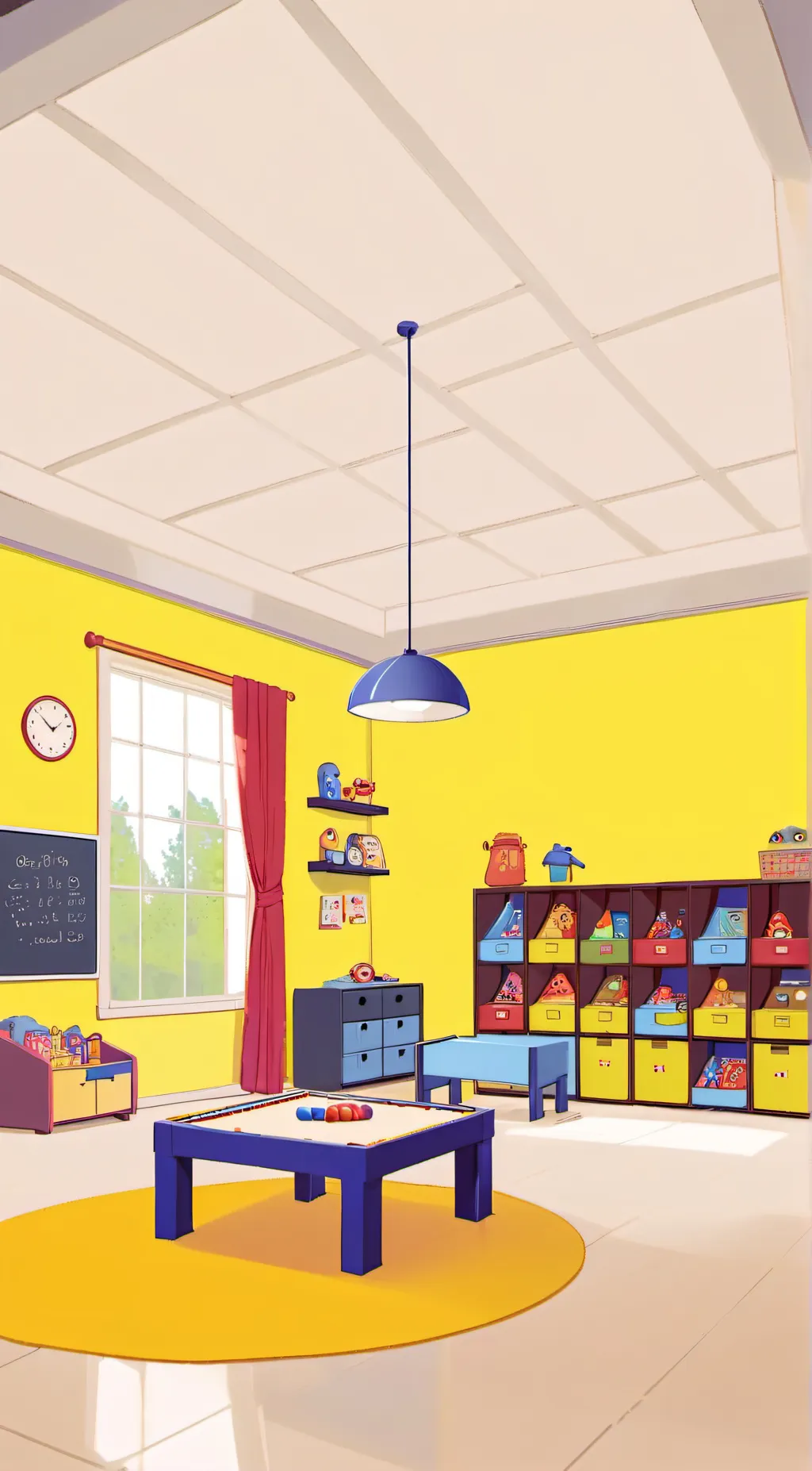 ai character: Littles daycare  background