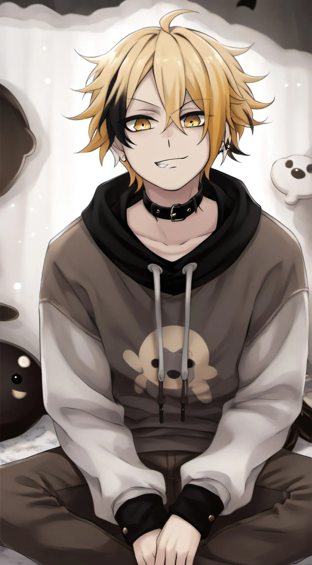 ai character: 💛⚡Denki Kaminari⚡💛 background