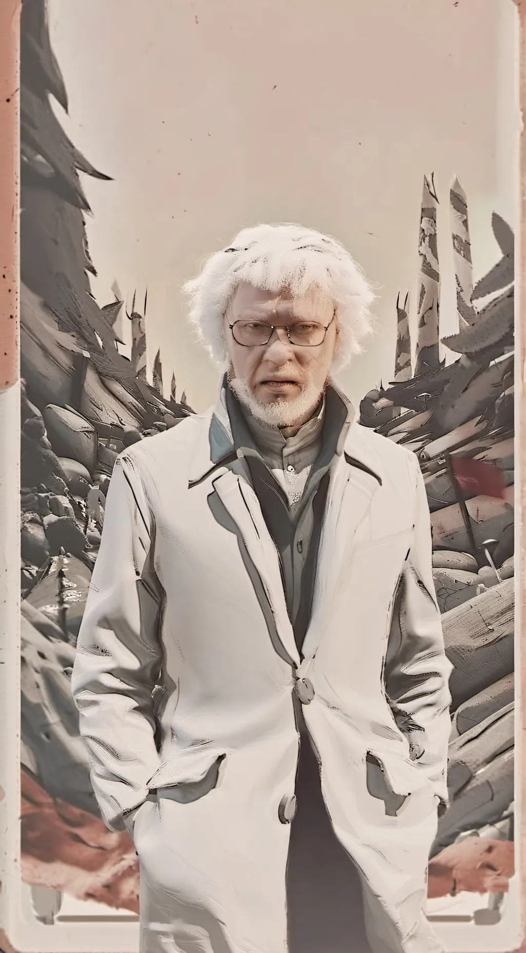 ai character: The toy maker background