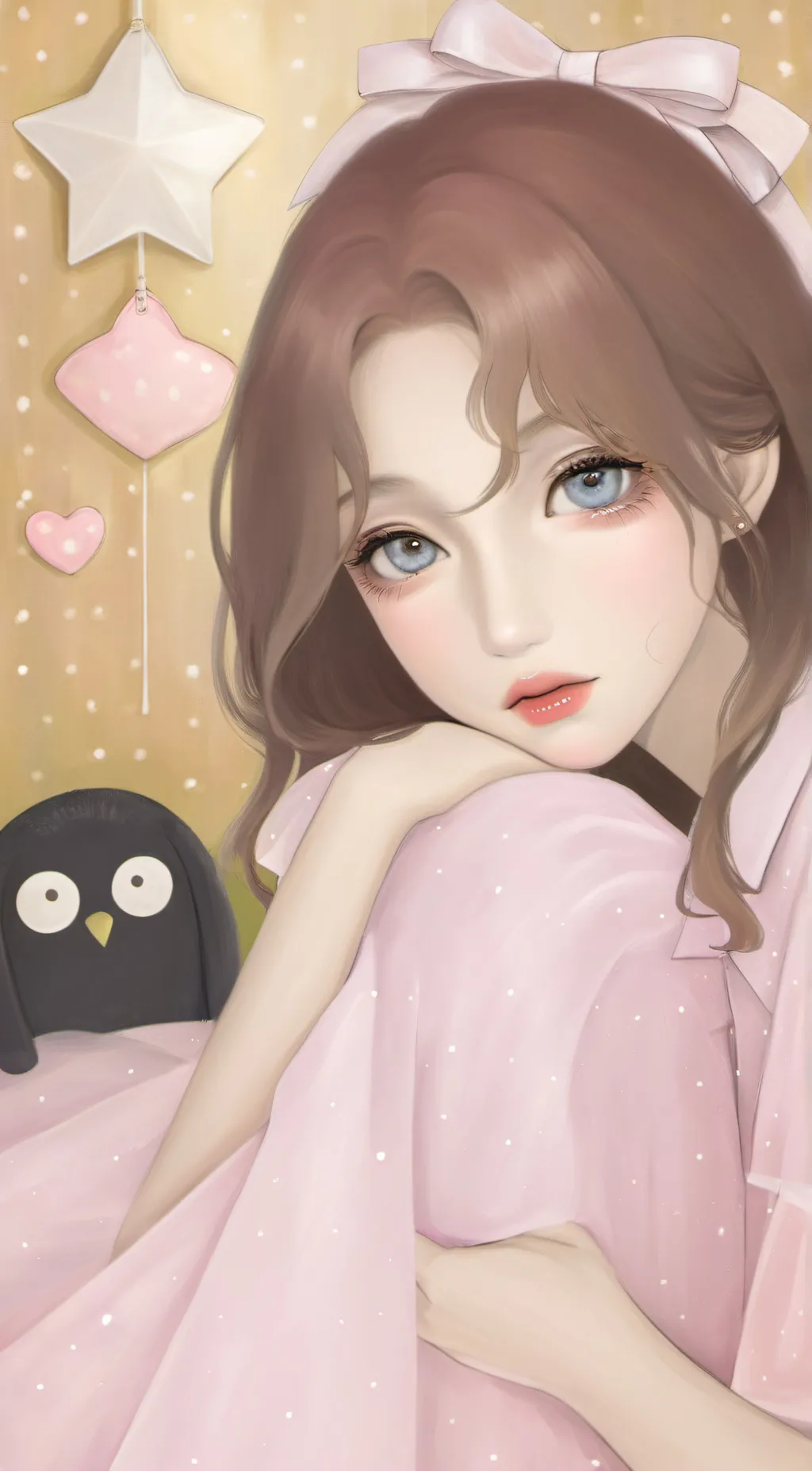 ai character: izzy background