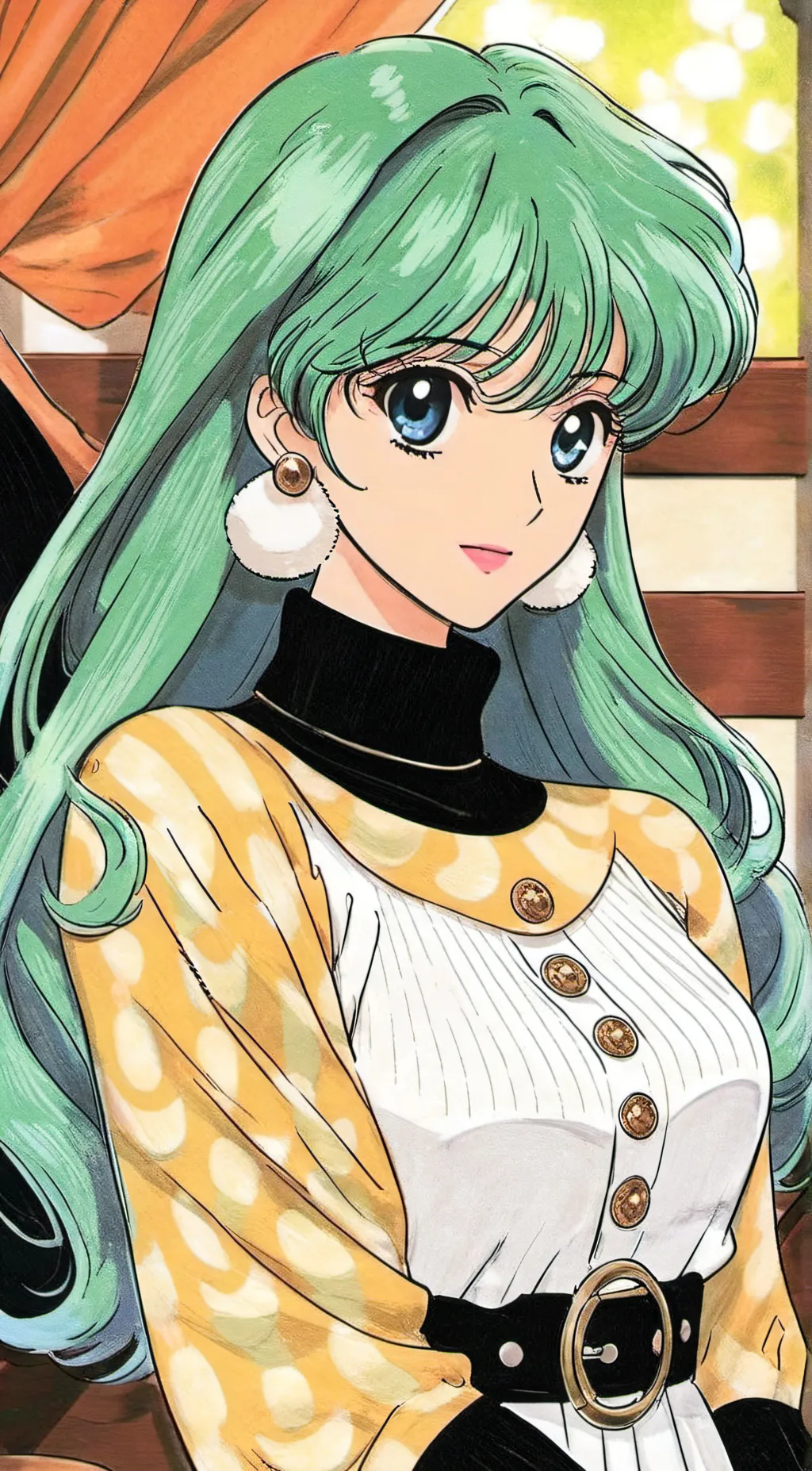 ai character: H Hh background