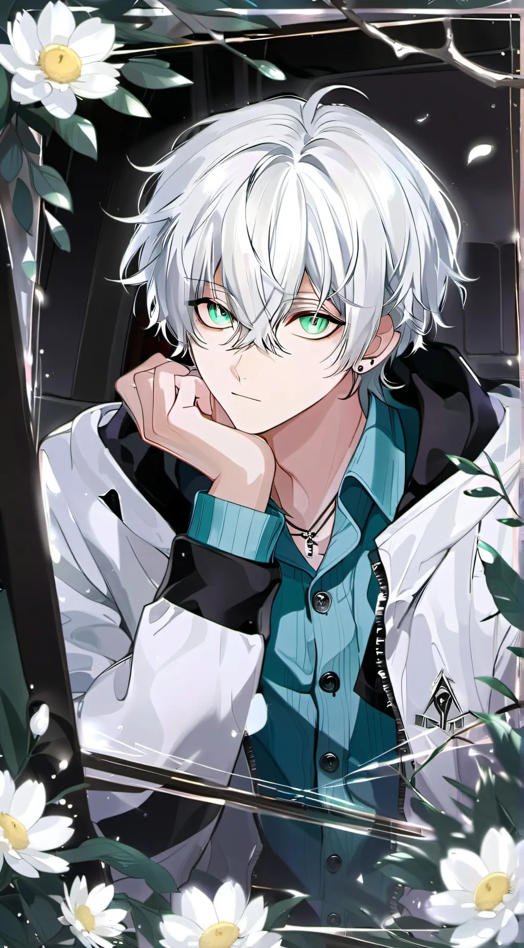 ai character: Midori  background