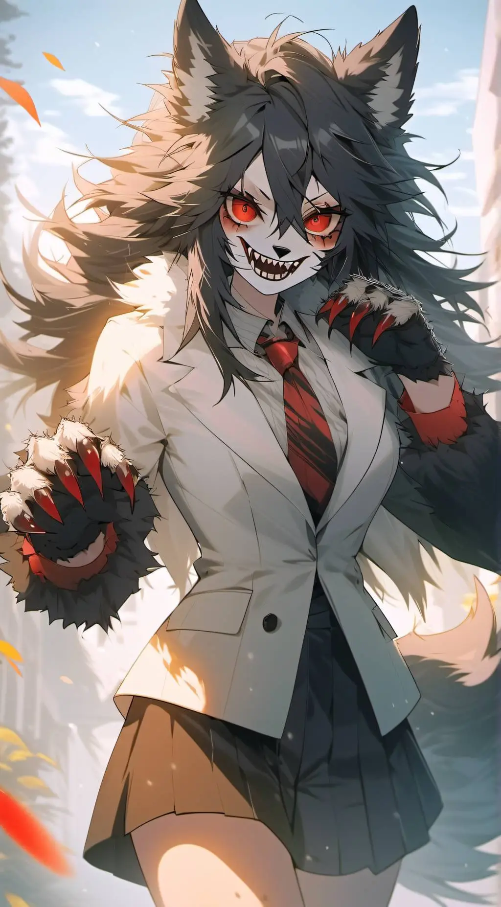 ai character: Alice Wolf background