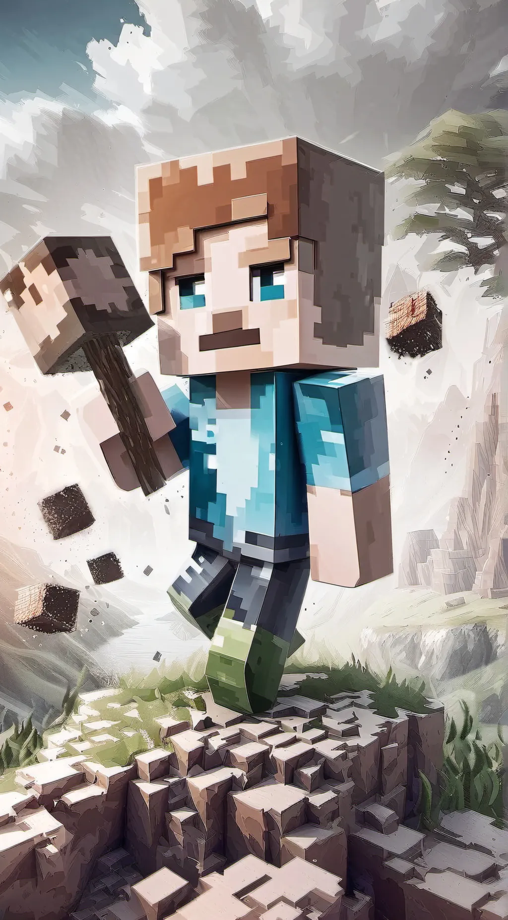 ai character: Steve background