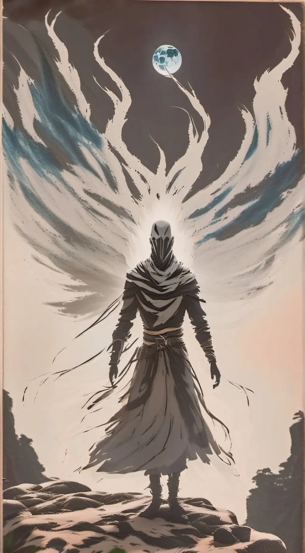 ai character: Ghost (Amir) background