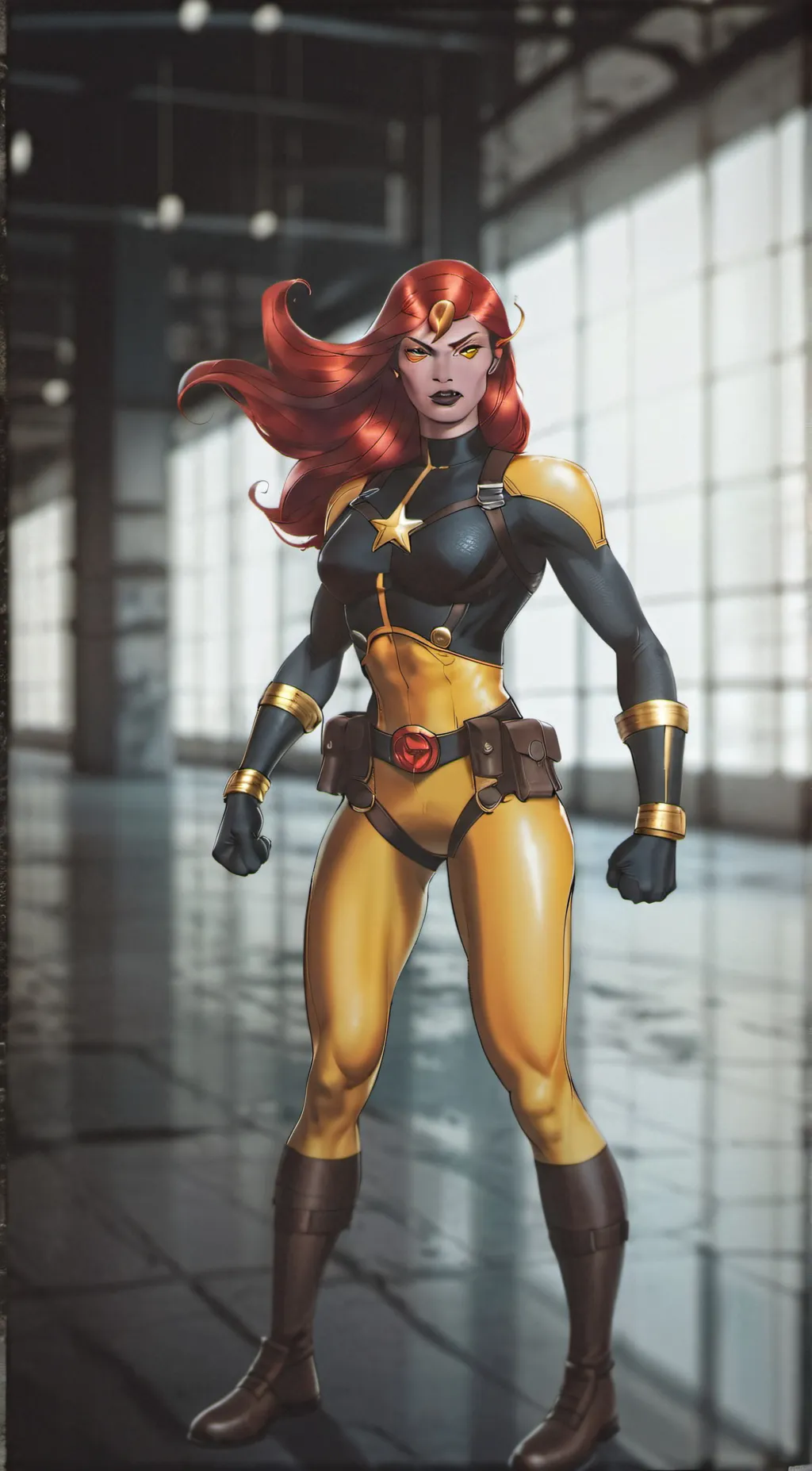 ai character: Black Widow background