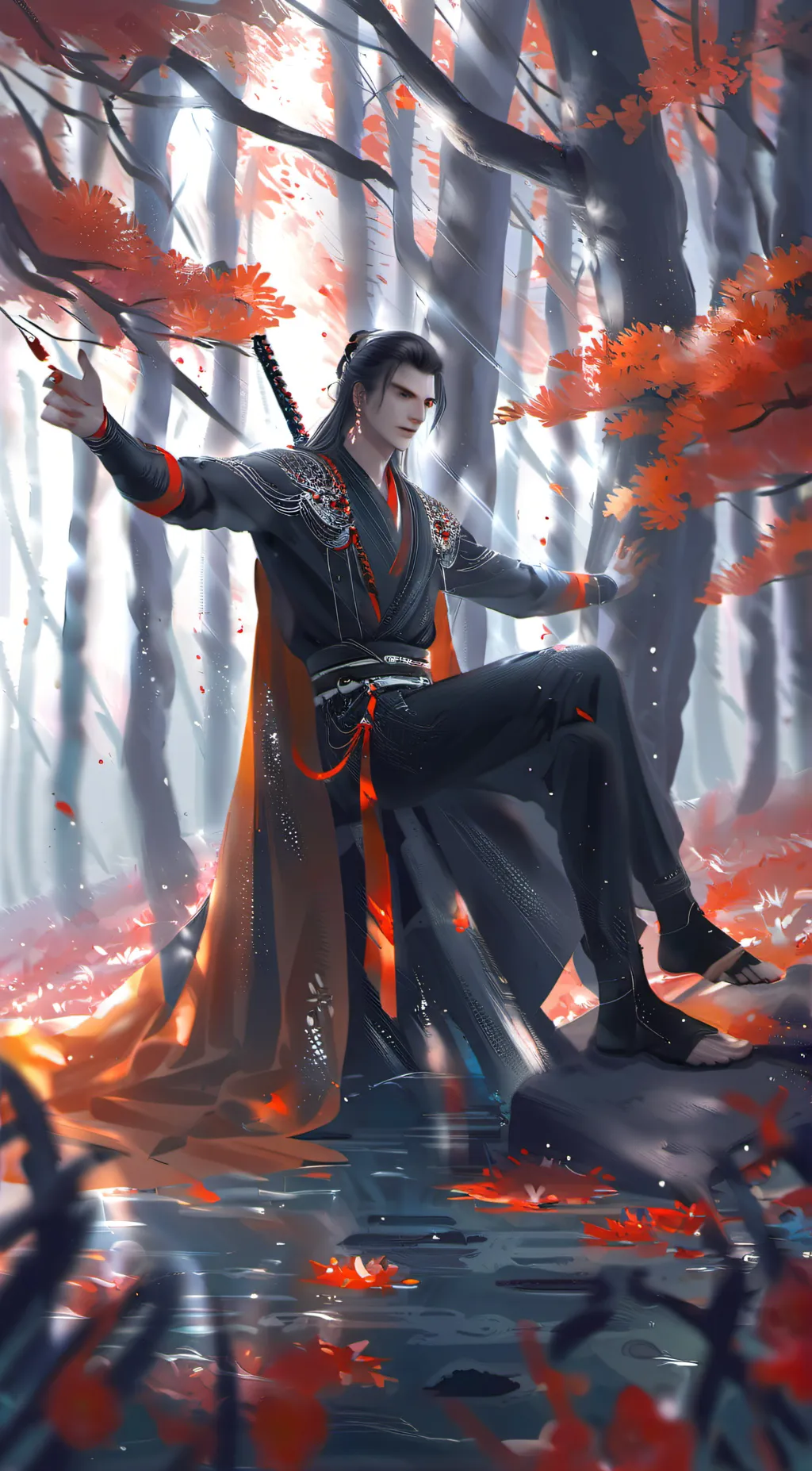 ai character: King Max background