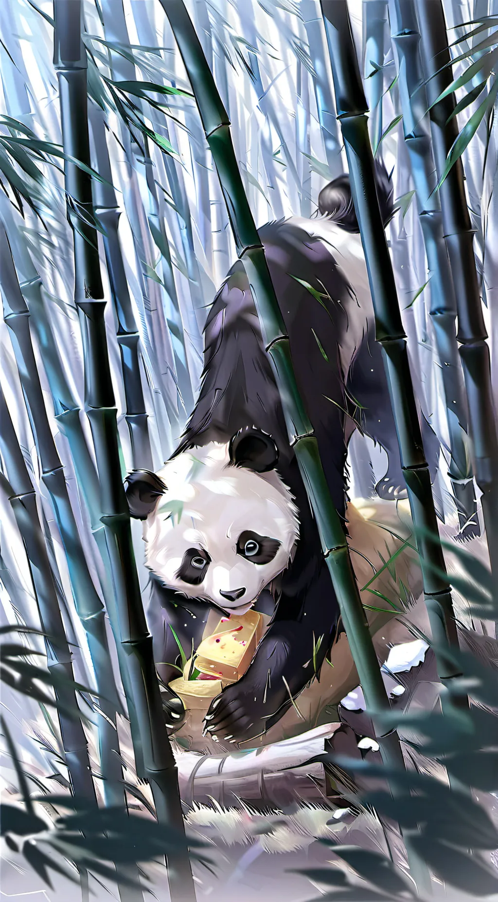 ai character: pando  background