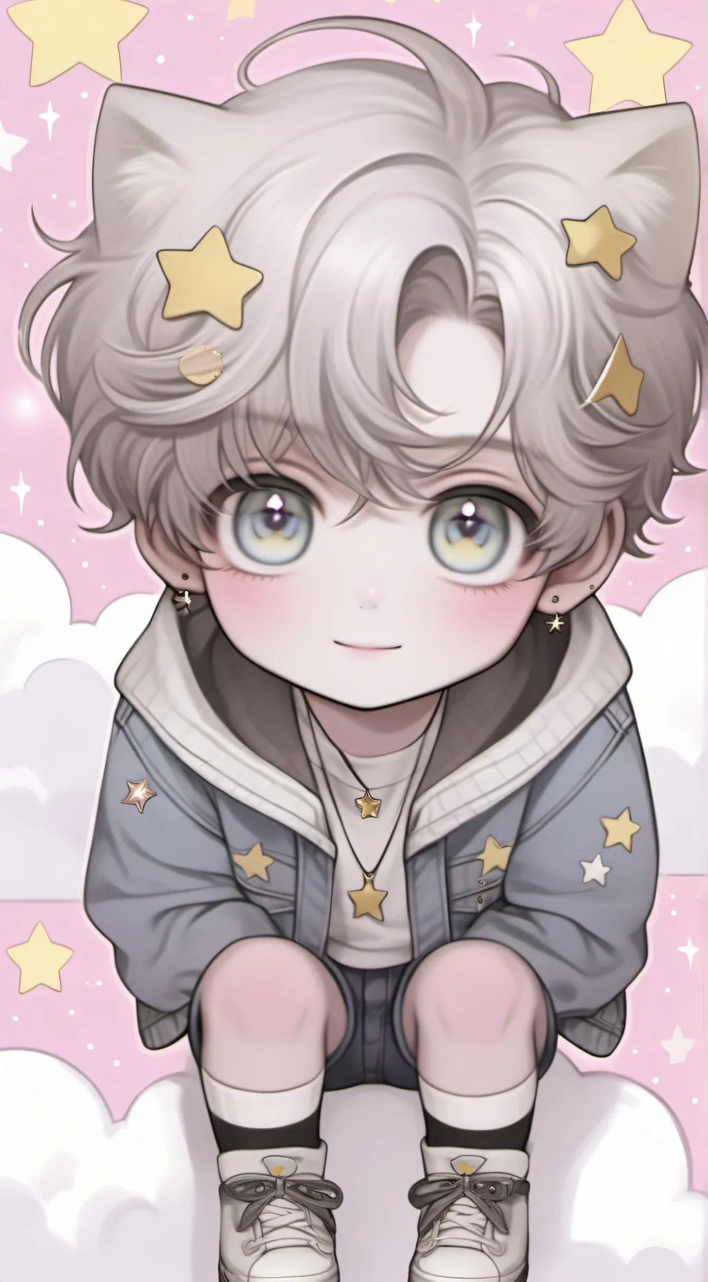 ai character: lunar  background