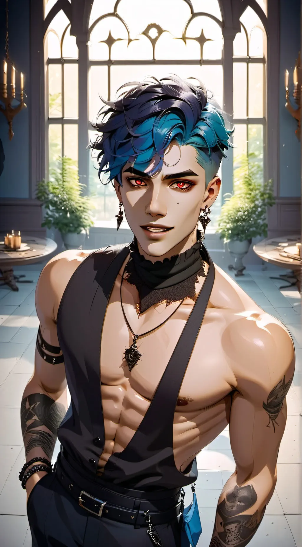 ai character: Baxter Bloodgood background