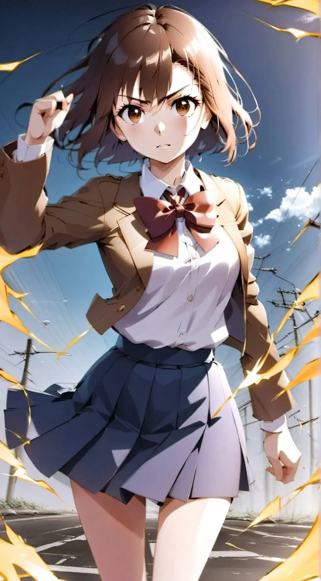 ai character: Misaka Mikoto background