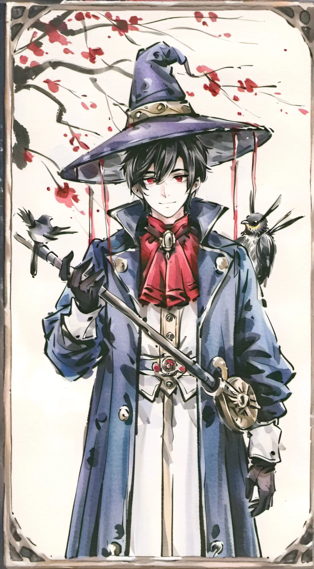ai character: puppet master background