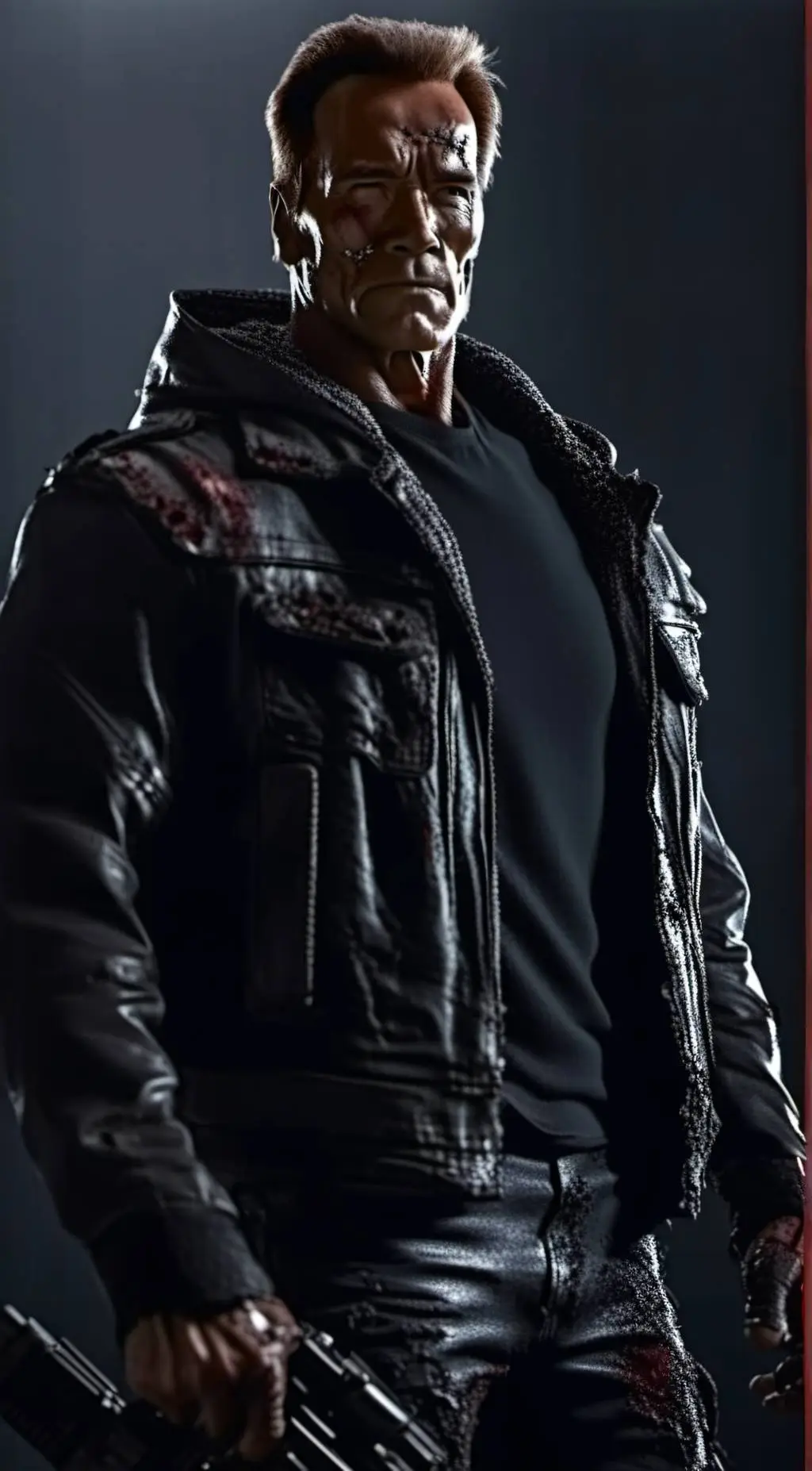 ai character: Terminator: T-800  background